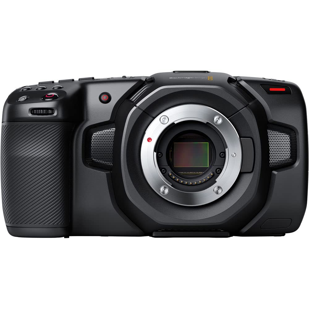 Blackmagic Design Pocket Cinema Camera 4K (CINECAMPOCHDMFT4K) + 64GB Memory Card + Card Reader + Case + Flex Tripod + Cap Keeper + Memory Wallet + Cleaning Kit + More