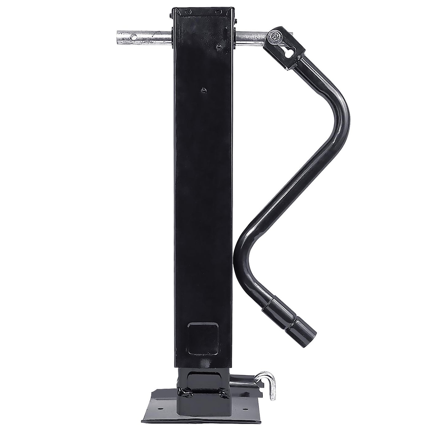 Heavy Duty Weld Square Tube Trailer Jack - 12.5" Lift 13.5" Drop Leg Travel Capacity 12000 LBS (12000lbs Side Pull pin)