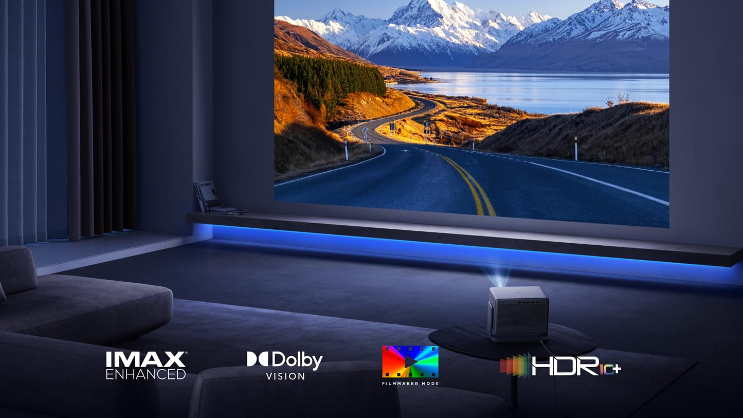 XGIMI HORIZON 20 4K RGB Triple Laser Home Projector, 3200 ISO Lumens, Google TV with Licensed Netflix, Optical Zoom & Lens Shift, IMAX Enhanced, Dolby Vision, 300" Display, 240Hz, 1ms Input Lag