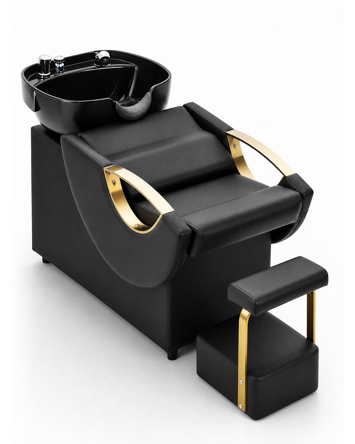 Oufohomtlay Salon Shampoo Chair with Footrest, Hair Washing Chair