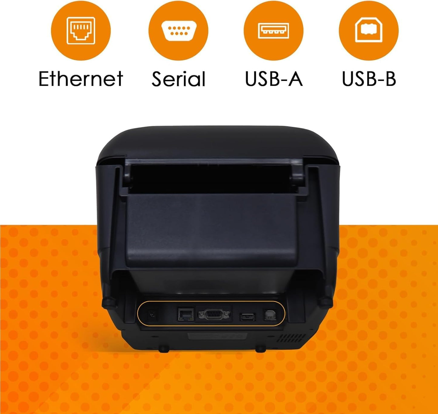 ARGOX CP-2140EX Pro Ethernet Barcode Label Printer, Thermal Transfer 4x6 Shipping & Product Labels, ZPL/EPL/DPL Compatible, 203 DPI Network Printer for Warehouse, Inventory & Logistics