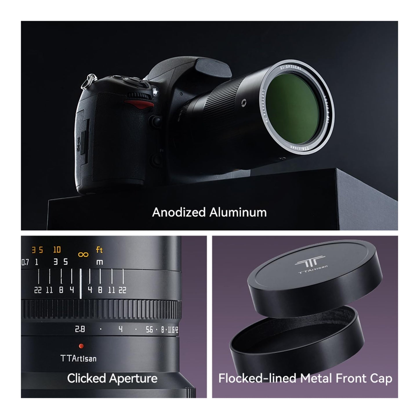 TTArtisan 100mm f/2.8 Macro Lens for Canon RF Mount 2X Magnification Full Frame Manual Focus Mirrorless Camera Lenses EOS R RP R5 R5C R6 R6II R7 R10 R50 R100