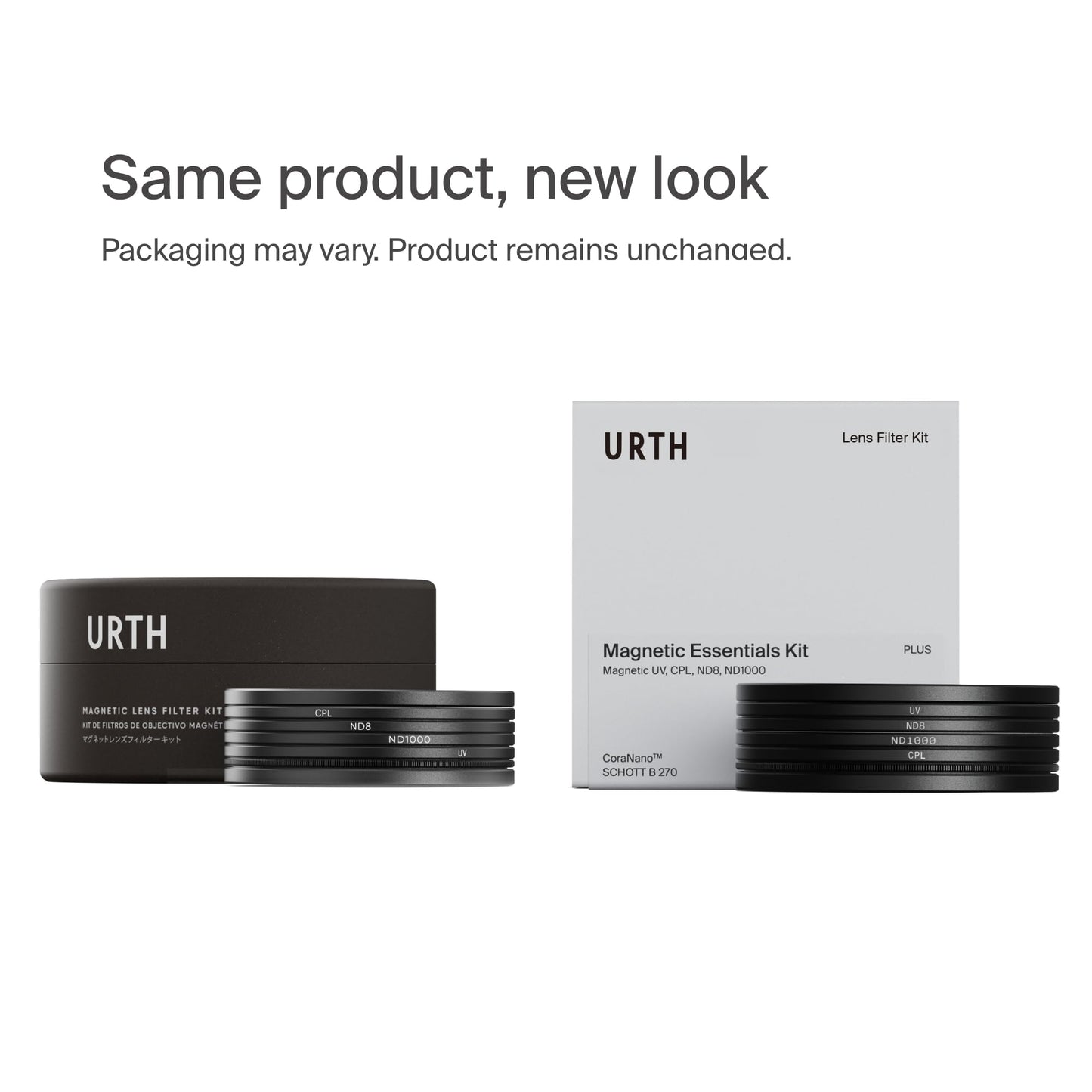 Urth 77mm 4-in-1 Magnetic Essentials Lens Filter Kit (Plus) — UV, CPL, Neutral Density ND8, ND1000, Nano-Coated HD Optical Glass, Camera Filters
