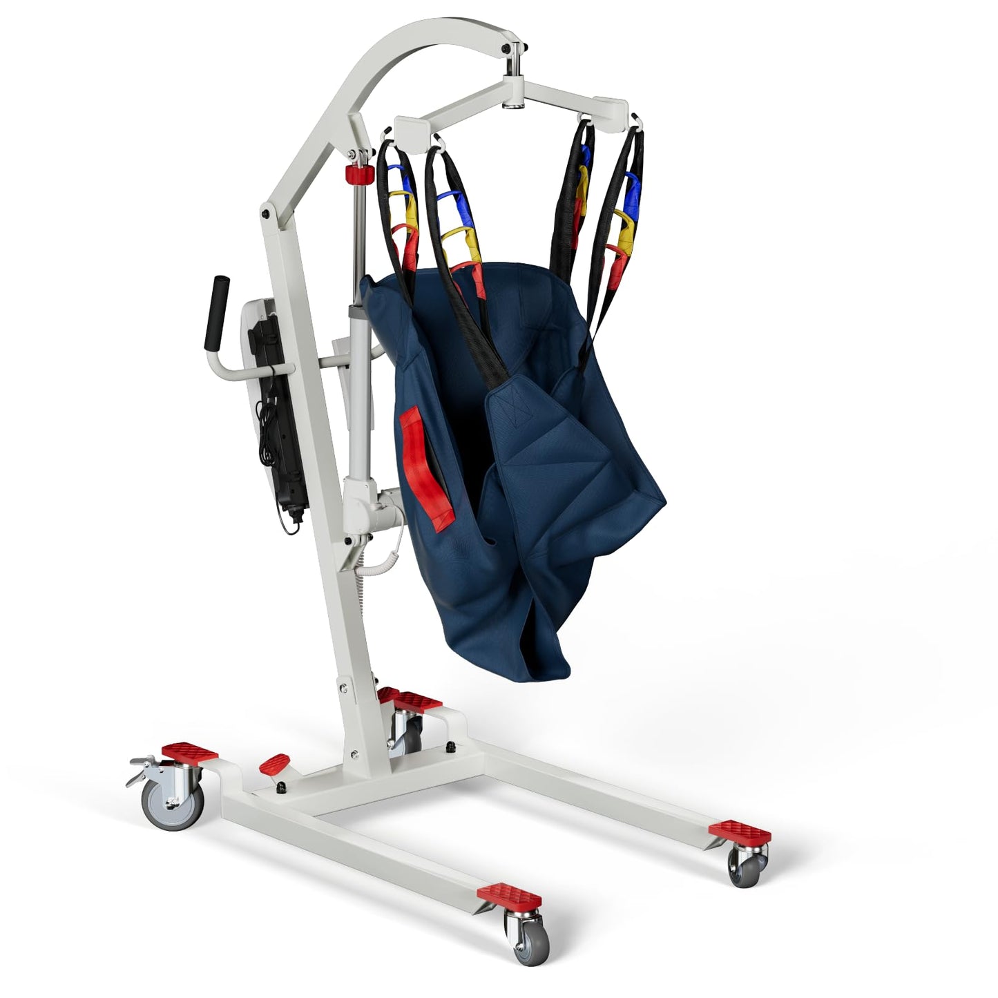 Kindtobest Electric Patient Lift for Home Use, Unfoldable Cordless Rechargeable Transfer Lift Device with Sling, 400 lbs Weight Capacity, Mobility Aid for Seniors, Disabled Individuals