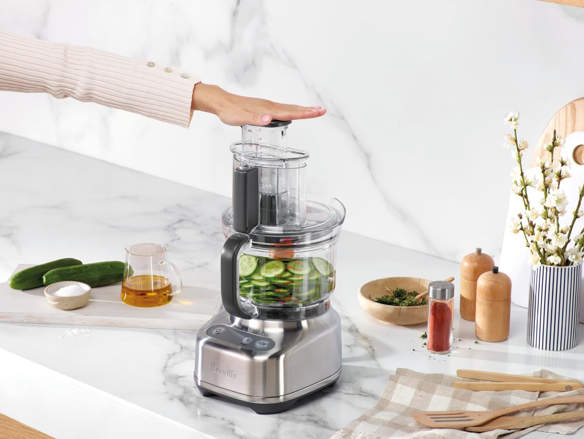 Breville BFP610 Sous Chef 9 Cup Food Processor, Small, Brushed Stainless Steel