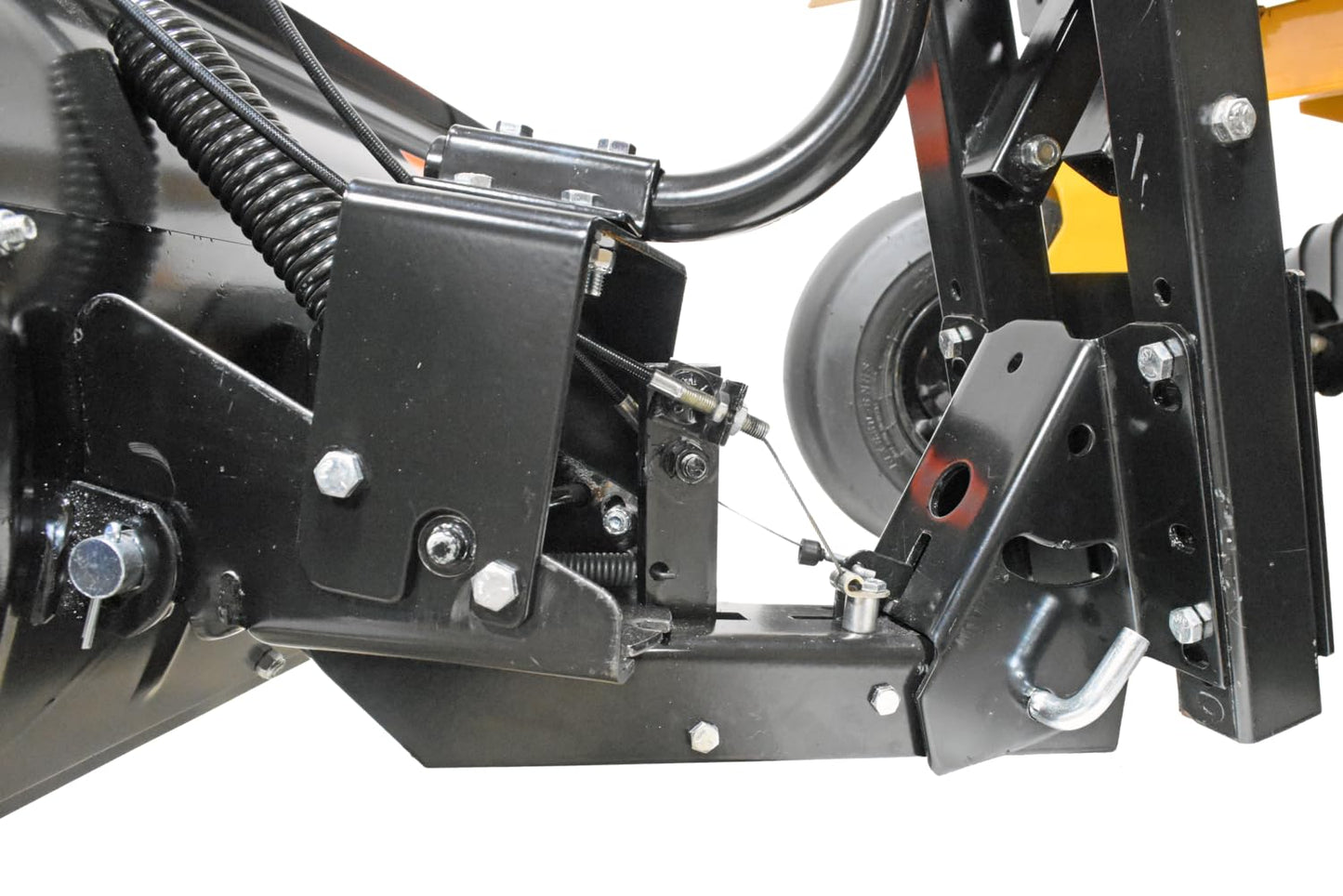 Agri-Fab 60 in Snow Blade for Zero Turn Lawn Mowers, Adjustable Left Center Right Angling, Heavy-Duty 14 Gauge Steel Construction