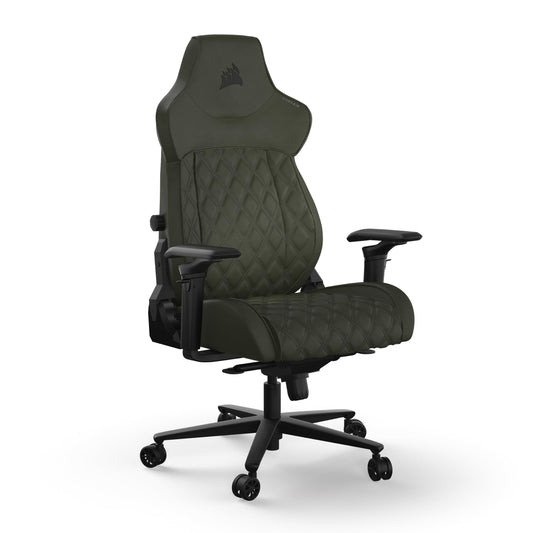 Corsair TC500 Luxe Gaming Chair – Premium Breathable Fabric – Wide Seat – Five-Way Adjustable Armrests – Adjustable Built-in Lumbar Support – 90-135 Degree Recline – Sherwood