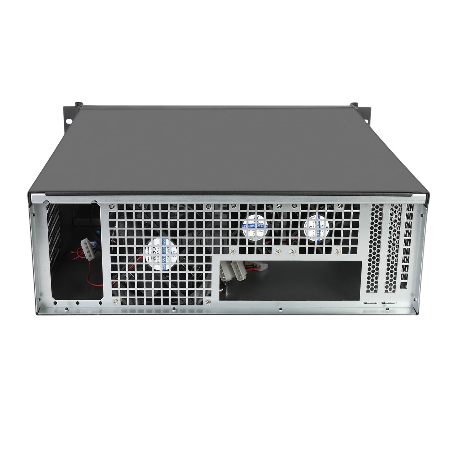 IPCHASSIS 3U mini-itx Rackmount NAS Chassis |19-Inch Industrial Computer Case | Server case |12*trayless 3.5+Fixed 1 * 3.5 or 2.5, SFX PSU