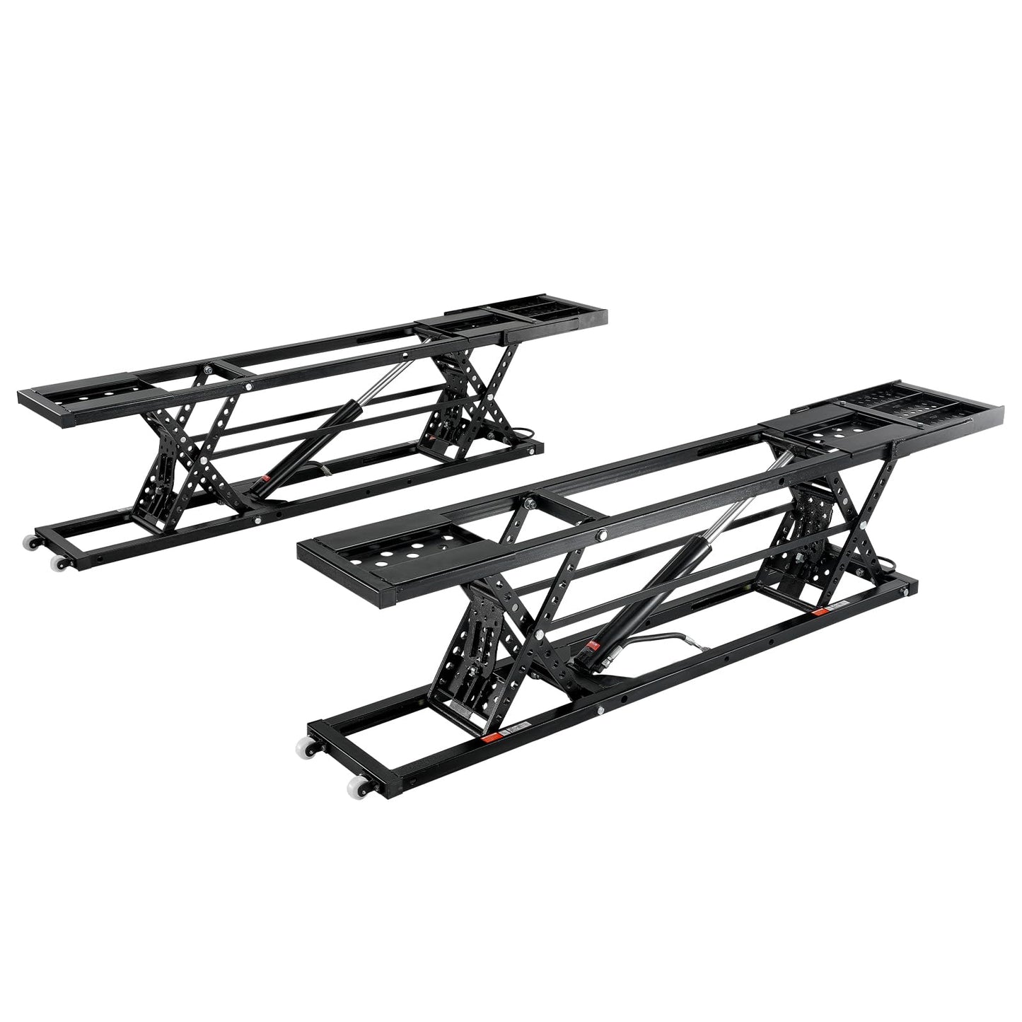 VEVOR Portable Car Lift - 7,000 LBS Capacity, 26.8" Max. Height, Heavy-Duty Carbon Steel Truck Lift with 120V Power Unit