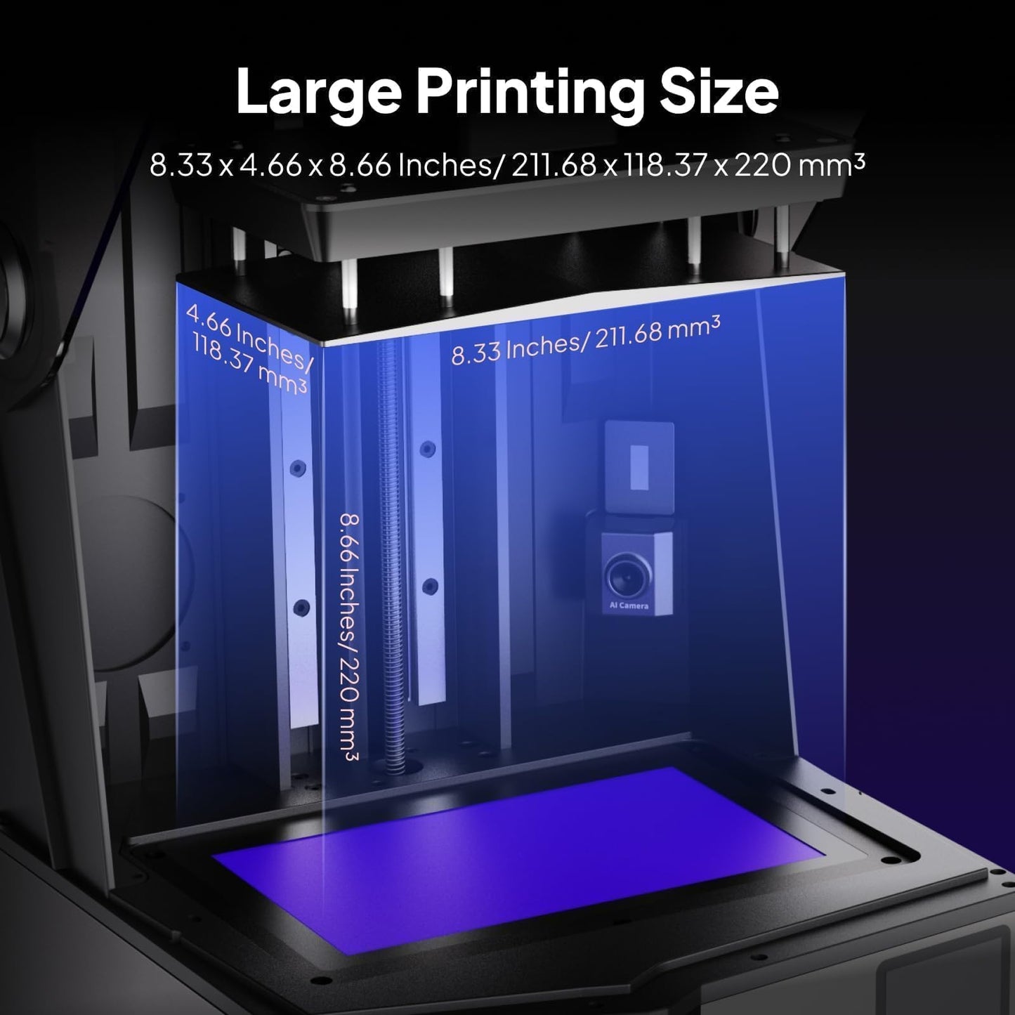 ELEGOO Saturn 4 Ultra 16K Resin 3D Printer, 10" 16K Mono LCD Resin Printer with Smart Mechanical Sensor, Heated Resin Tank, Auto-Leveling, 150mm/h Fast Printing, Print Size 8.33 × 4.66 × 8.66 Inch