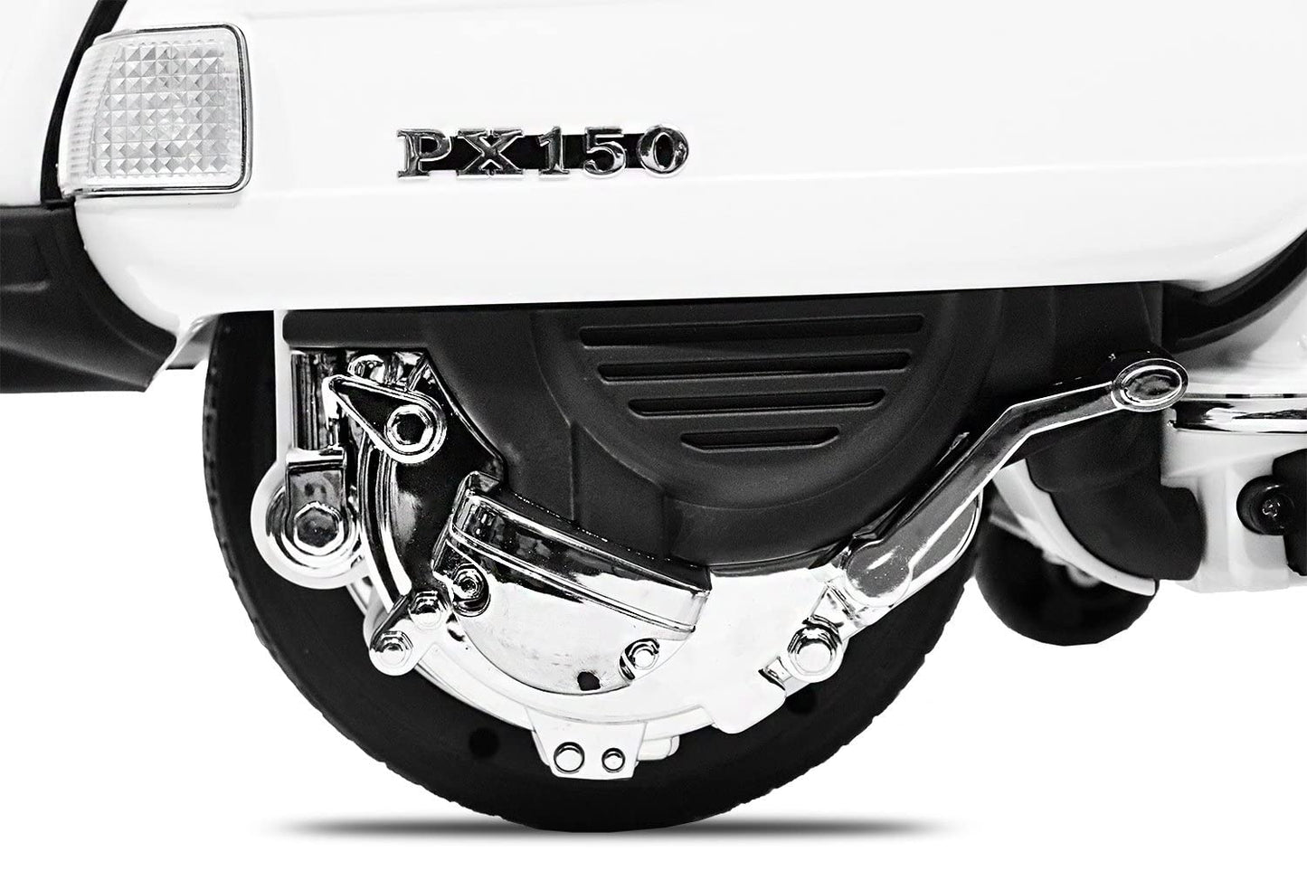 Best Ride On Cars Vespa Scooter, White, Large