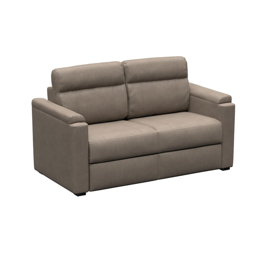 Thomas Payne Signature Heritage Series 62" Driftwood RV Clickback Sleeper Sofa with Automatic, Adjustable Fold-Out Legs, Four Reclining Positions, Easy Transition - 2024044222