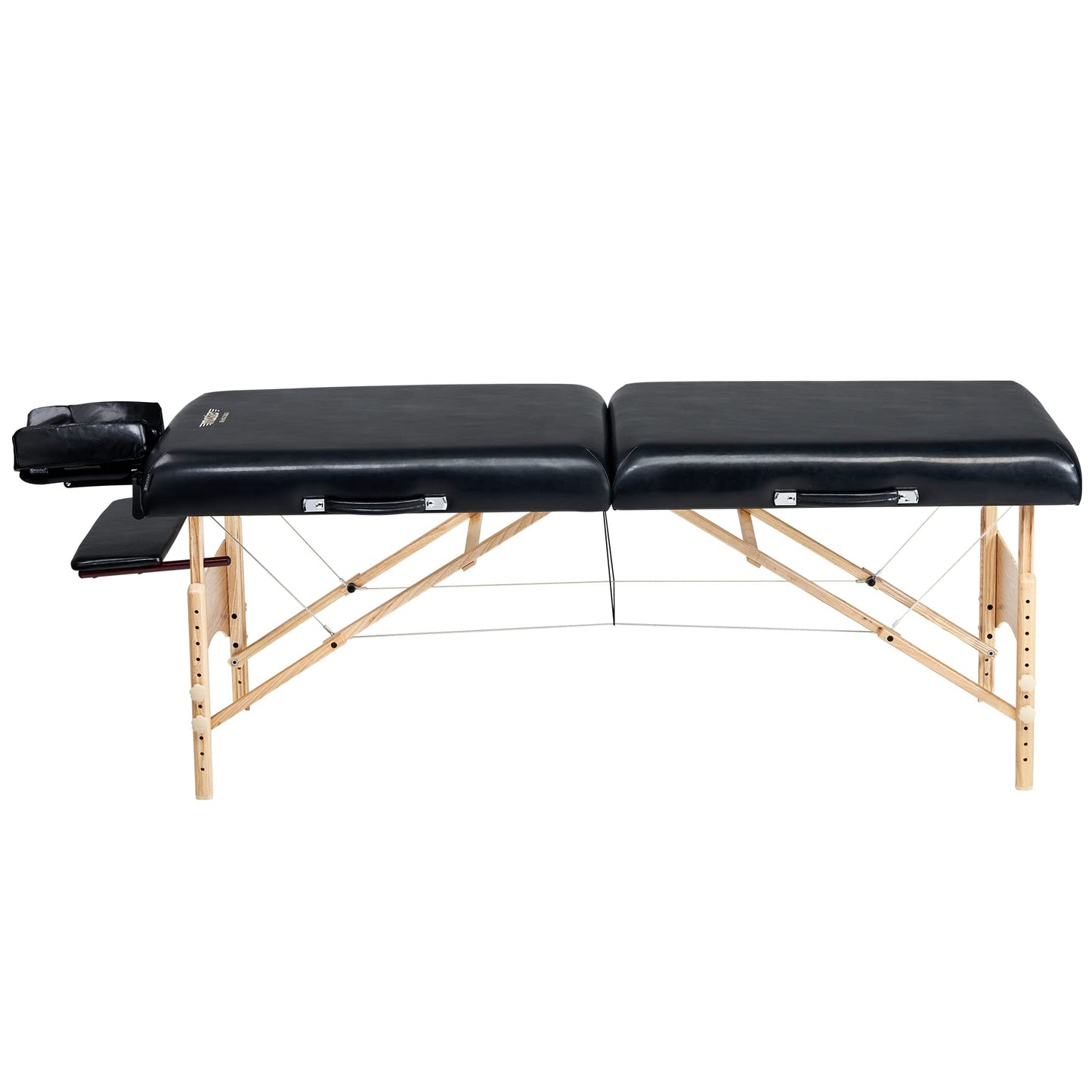 Master Massage Gibraltar 32" Width Olympic LX Portable Massage Table, Black- Extra Wide for Larger Clients, Supports Weight Up to 800lbs.- Tattoo Spa Salon Facial Beauty Bed, Lash Tables