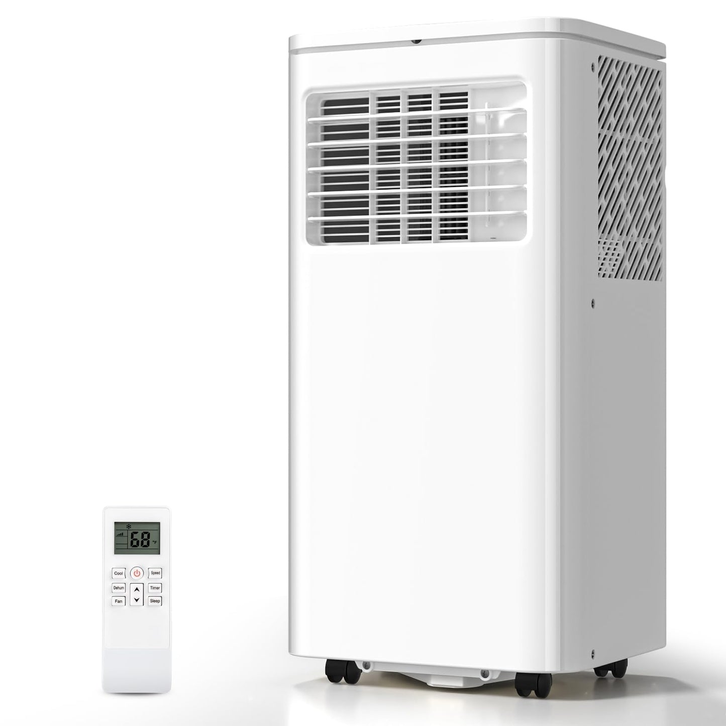 Antarctic Star 3-in-1 Portable Air Conditioners, 8000 BTU Portable AC Unit, Cools up to 350 Sq.Ft. with 24H Timer, Remote Control, Window Kit for Bedroom, Office, Dorm