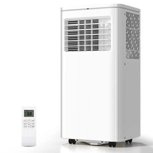 Antarctic Star 3-in-1 Portable Air Conditioners, 8000 BTU Portable AC Unit, Cools up to 350 Sq.Ft. with 24H Timer, Remote Control, Window Kit for Bedroom, Office, Dorm