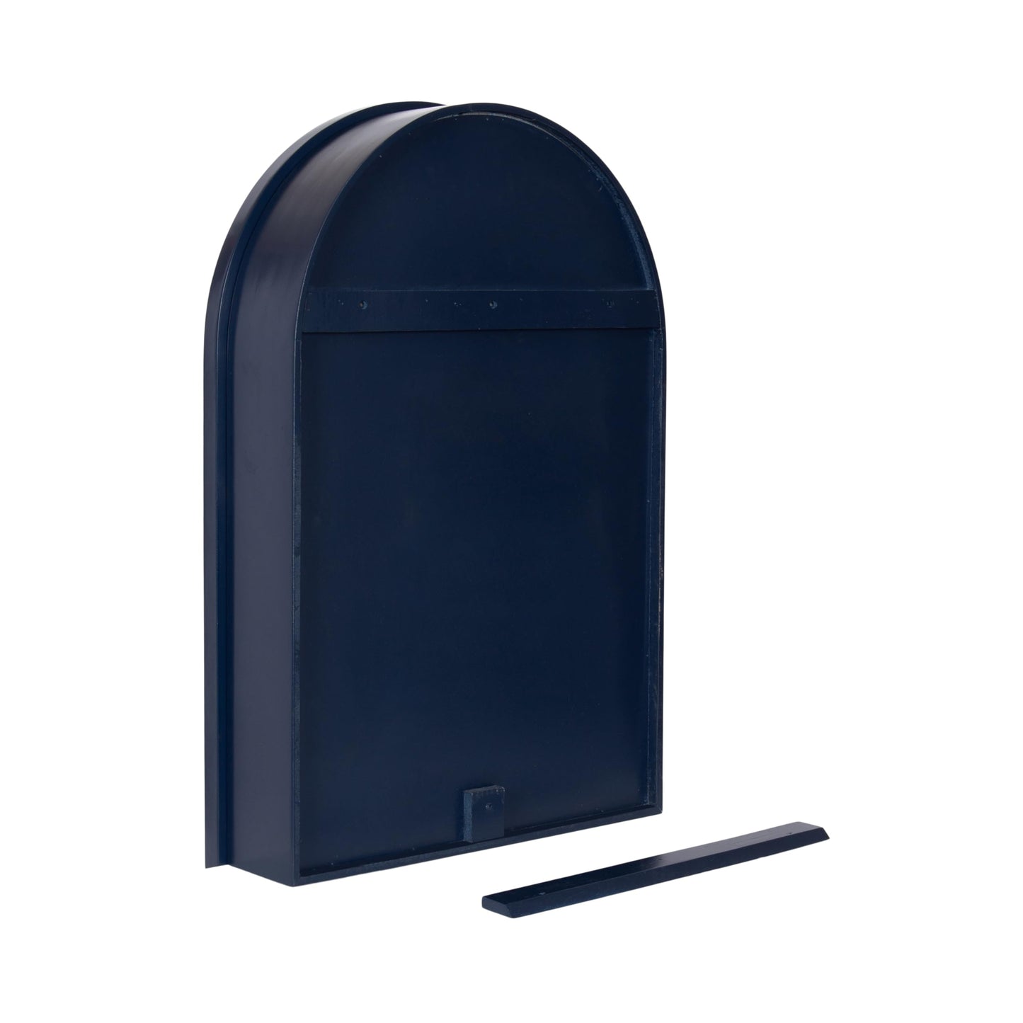 Kate and Laurel Arcott Modern Arched Bathroom Cabinet with Mirror, 20 x 6 x 30, Navy Blue, Coastal Wooden Bathroom Mirror with Storage for Bath Medicine Cabinet or Over-the-Toilet Storage Option