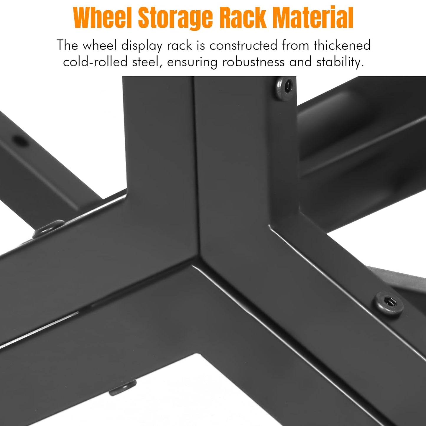 Steel Stackable Tire Organizer Rack for Garage & Auto Shops
