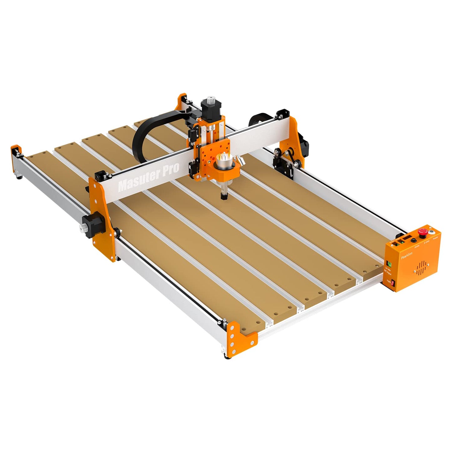 FoxAlien 4080 Y-axis Extension Kit for Masuter Pro, with Upgraded T-slot Hybrid Spoilboard CNC Router Machine Working Area Extend (15.75" x 31.5", X-Y)