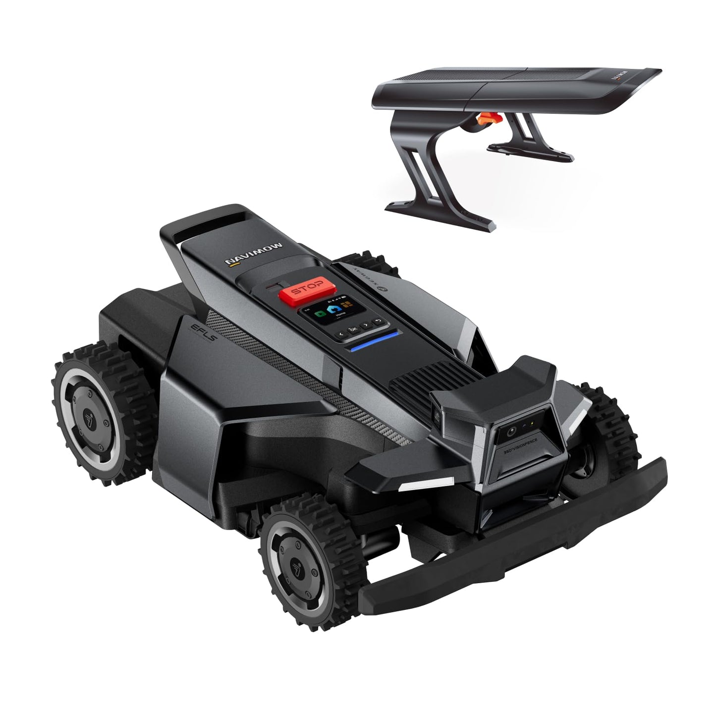 Segway Navimow X430 Robot Lawn Mower Wire Free with Garage X, 4WD for 84% Slopes, Zero-Turn Mowing, Dual 180W Motors, Covers 1 Acre (Garage Shipped Separately)