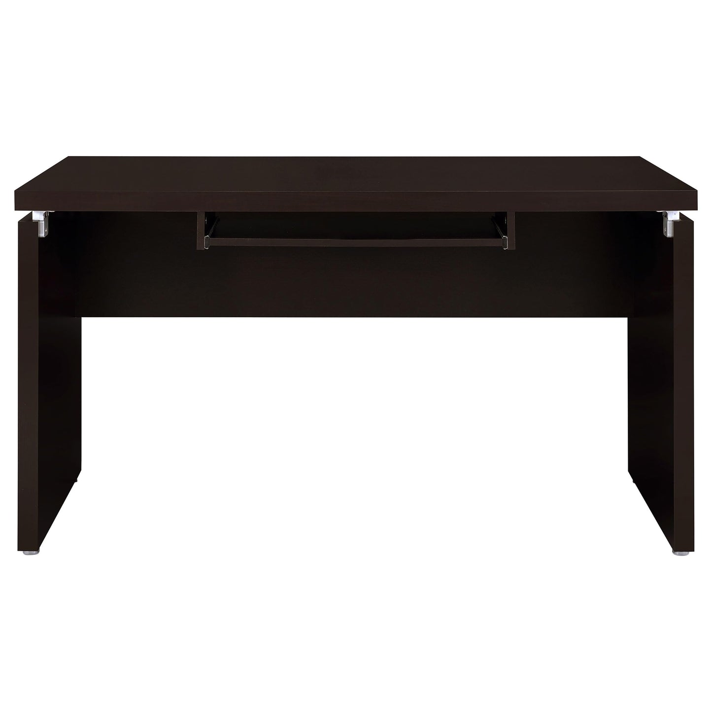 Coaster Home Furnishings - Skylar - Engineered Wood - 55-Inch L-Shape Computer Desk with Slide-Out Keyboard Tray, Mobile File Cabinet, and Metal Extension Glides - Home Office - Cappuccino - 800891