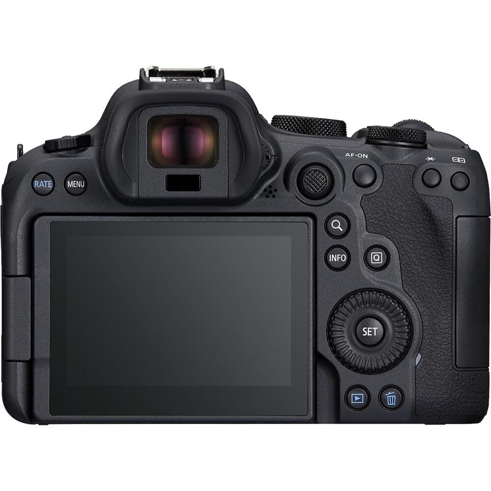 Canon EOS R6 Mark II Mirrorless Camera Body Bundle | 4K 60p, Dual Pixel CMOS AF II | Lexar 64GB Memory Card + Deco Essentials Camera Bag + Corel Photo Video Suite