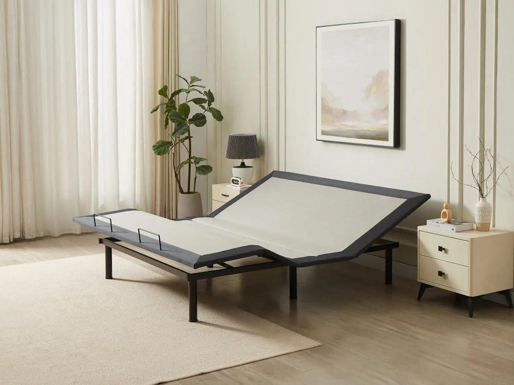 Smart Flex FLEXBED USA SF400 Adjustable Bed Frame, 1000 lb Capacity, Metal Frame, Wireless Remote, USB Charging, Multiple Sizes (King (U.S. Standard))