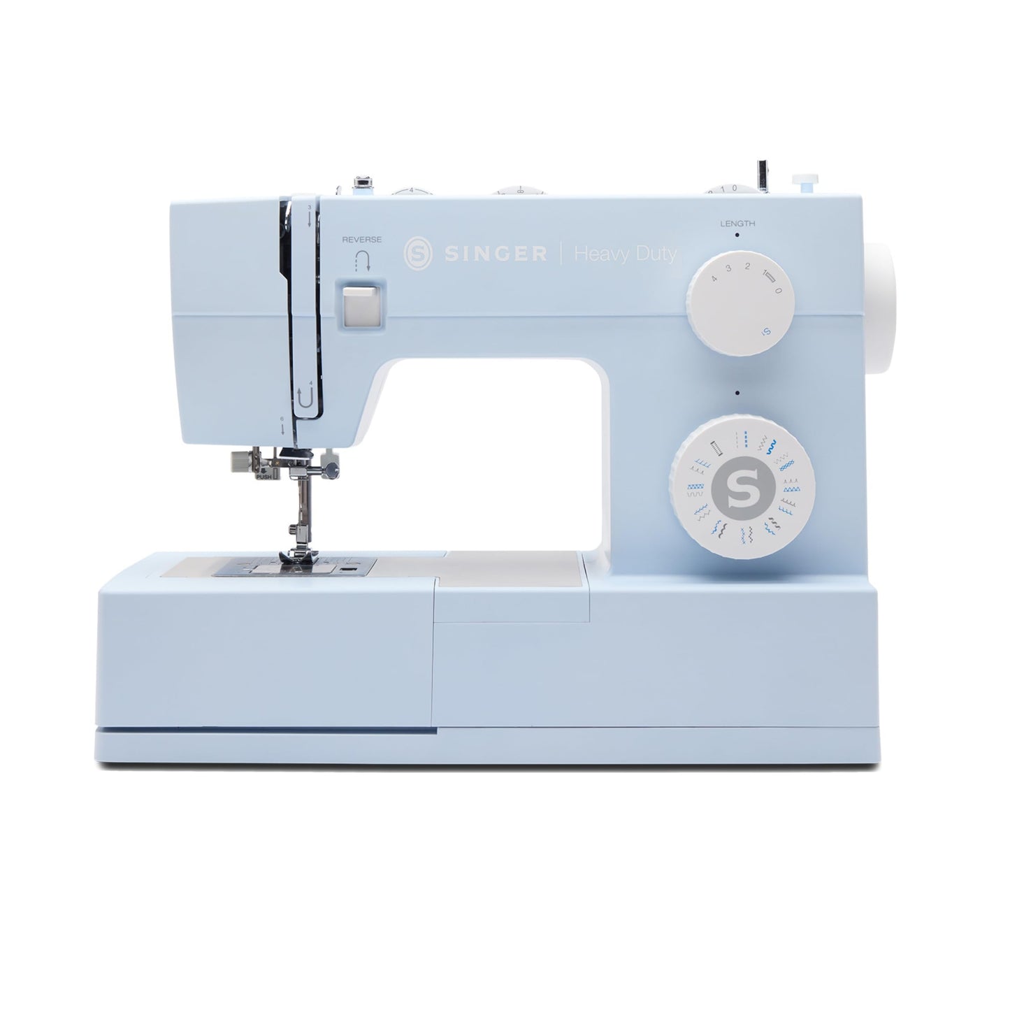 SINGER® HD 4423 (Meltwater Blue) High Speed Sewing Machine + Accessories | 23 Built-In Stitches Deliver 97 Stitch Applications | 50% More Power, 1100 Stitches/Min | Metal Frame, 1-Step Buttonhole