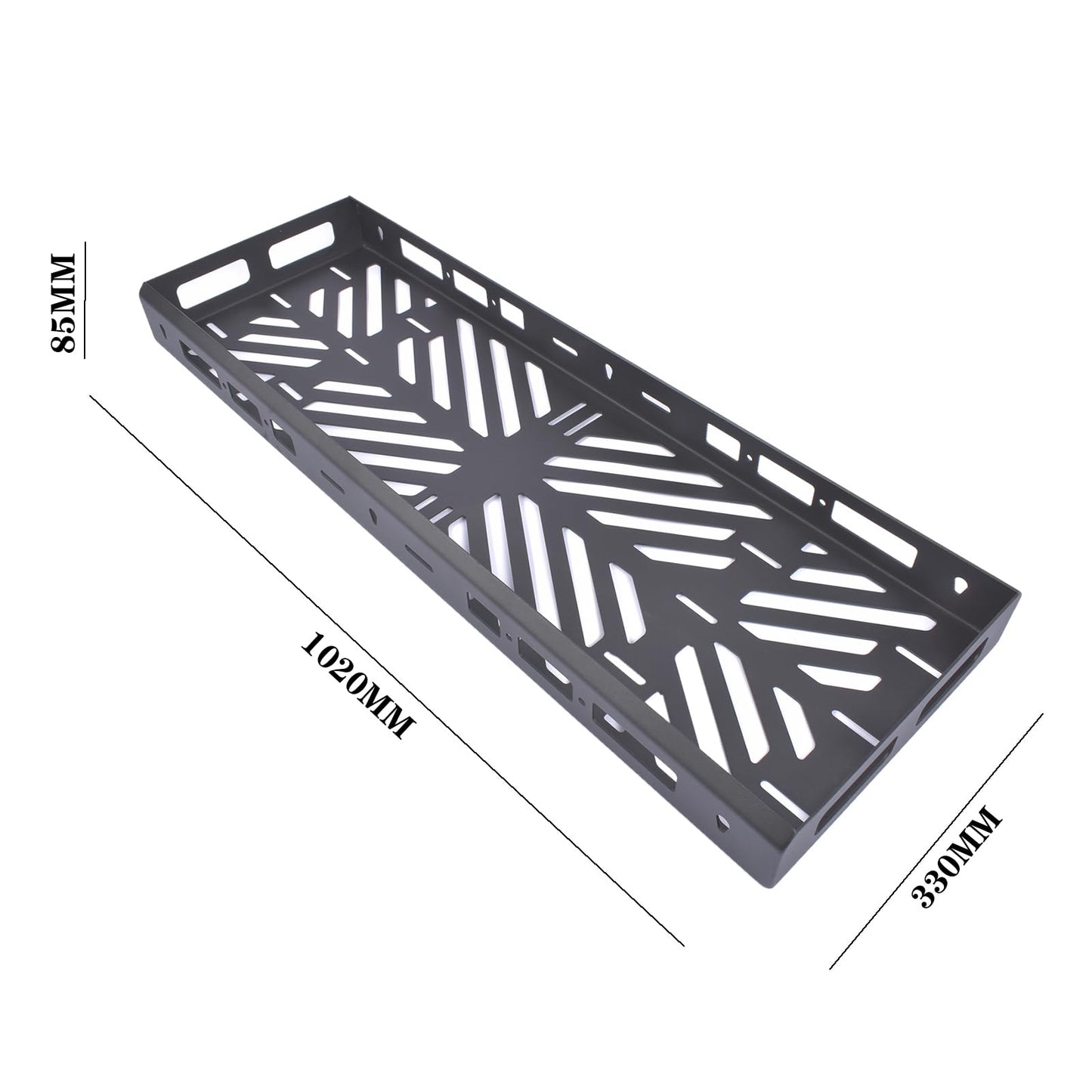 Getanye 32" - 40" Spare Tire Utility Cargo Basket Storage Tray Replacement for Jeep Wrangler JK JL TJ YJ CJ Ford Bronco SUV