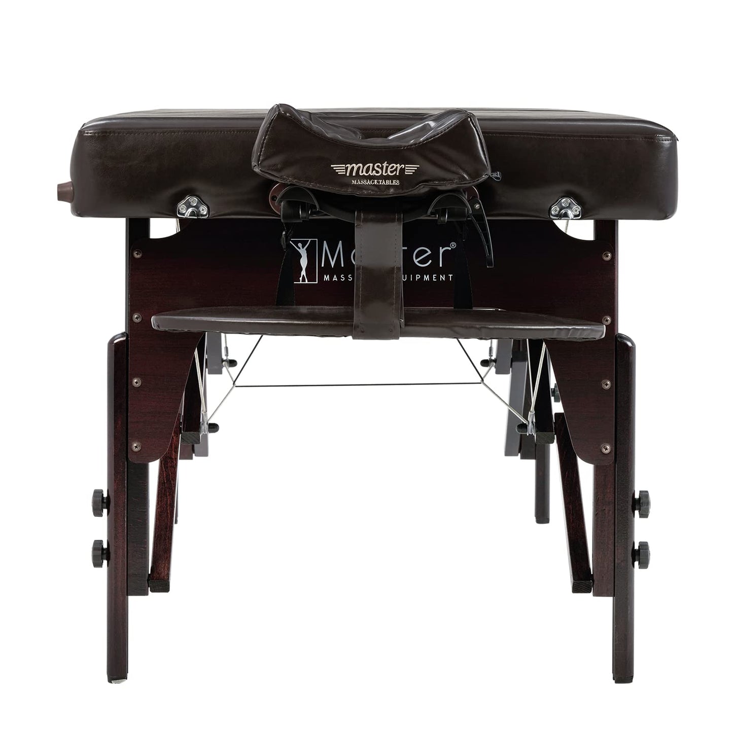 Master Massage Supreme 31 Inch Extra Wide Portable Massage Table, Supreme LX SPA Salon Facial Beauty Bed, Easy Set Up, 3" Thick of Memory Foam, PU Upholstery (Coffee)