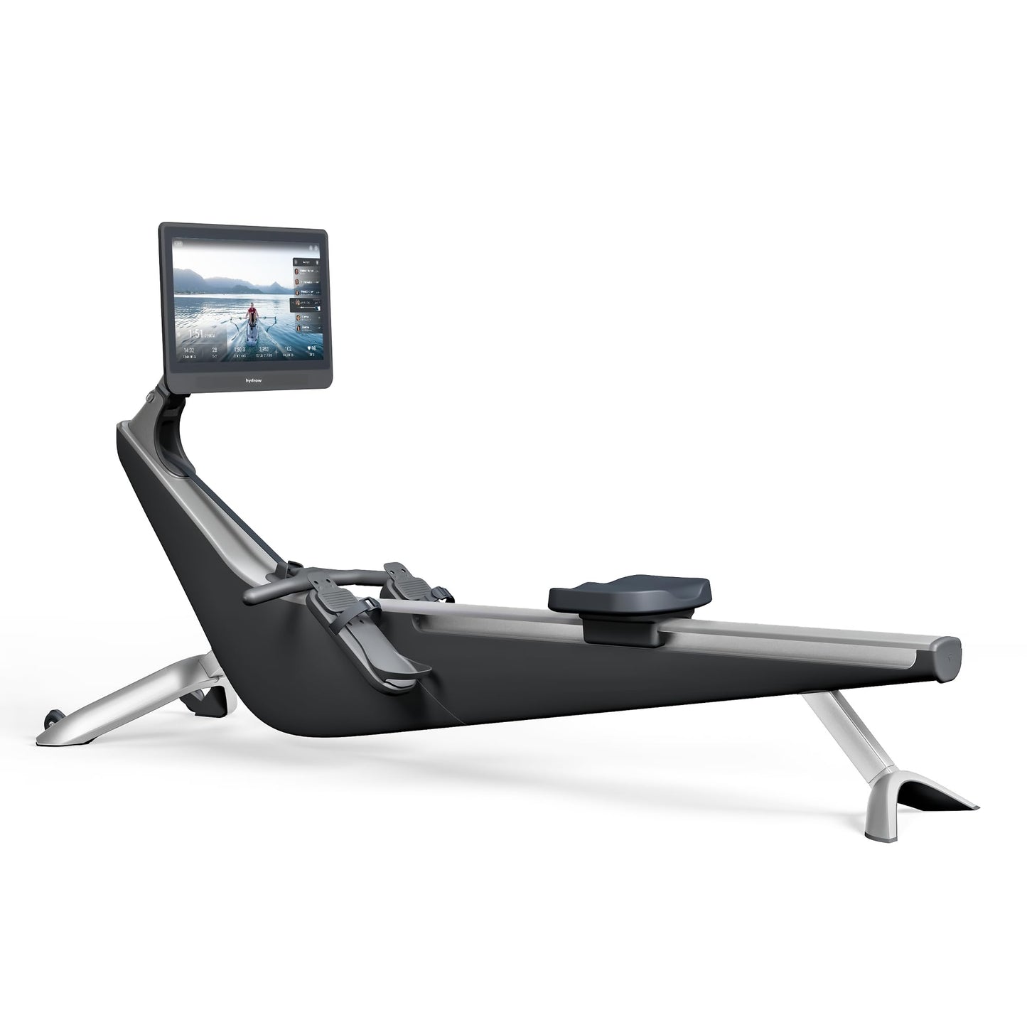 Hydrow Origin Rowing Machine for Home with Immersive 22'' Rotating HD Touchscreen - Live Row Machine Home Workout, Magnetic Drag Technology, 375lb Weight Capacity Rower - 30-Day Trial & Year Warranty