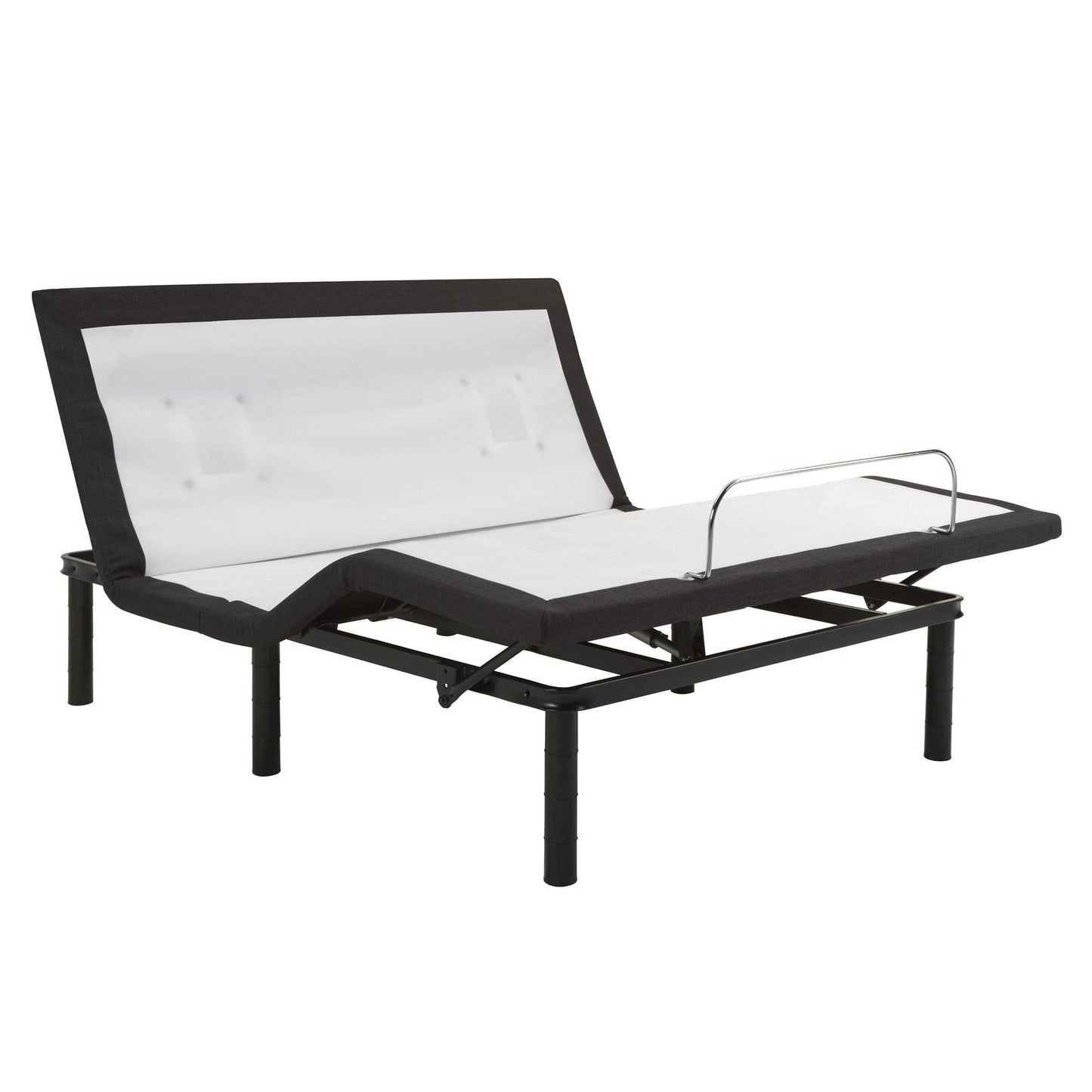 Nutan, 15" Split Adjustable Bed Frame Base with Mattress 3 Programmable Positions, Head and Foot Incline, Massage System, and LED Ambient Lighting, Made for All Types of Mattresses, California King
