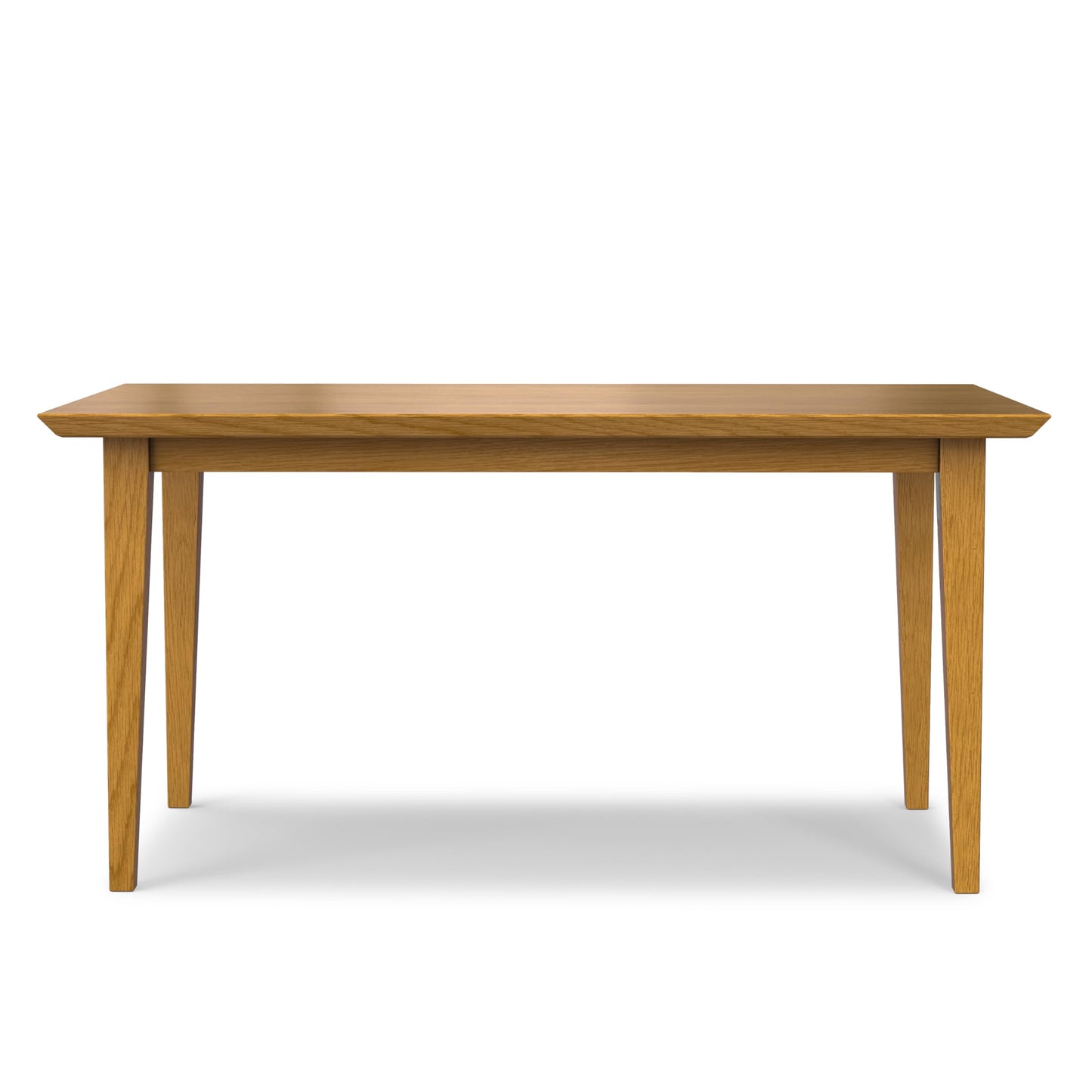 SIMPLIHOME Colby Dining Table - 60 inch Wide Solid Wood Oak Veneer Rectangular Kitchen Table in Oak Finish, Rectangular Mid‑Century & Rustic Contemporary Style for Kitchen or Dining Room, Seats 6