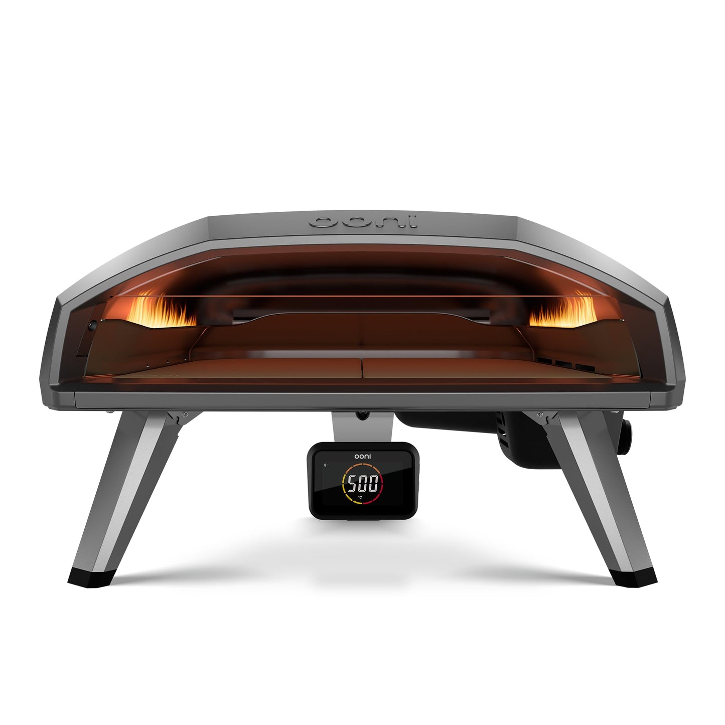 Ooni Koda 2 Pro Gas Pizza Oven – 18" Gas Powered Outdoor Oven with 28 mBar Regulator and Gas Hose, Gas powered Portable Pizza Oven - Black