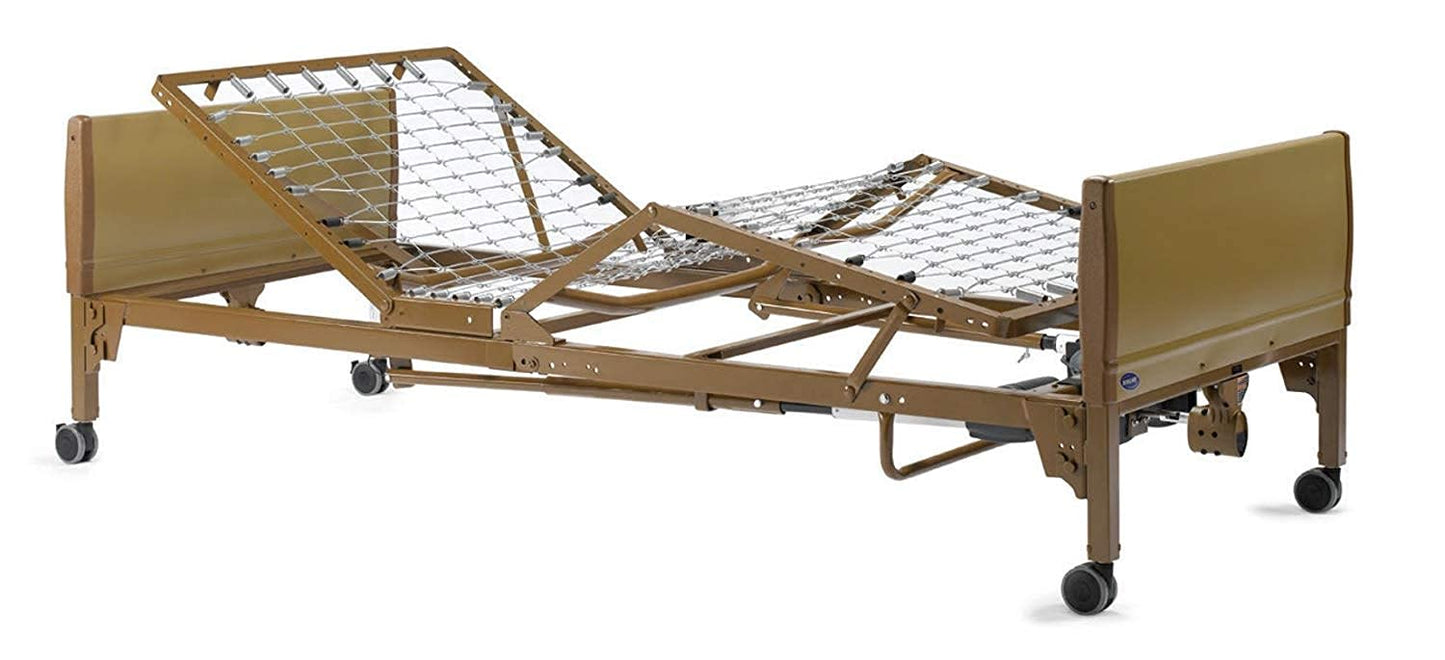 Invacare Homecare Bed | Full-Electric Hospital Bed for Home Use 23"x36"x88", Brown
