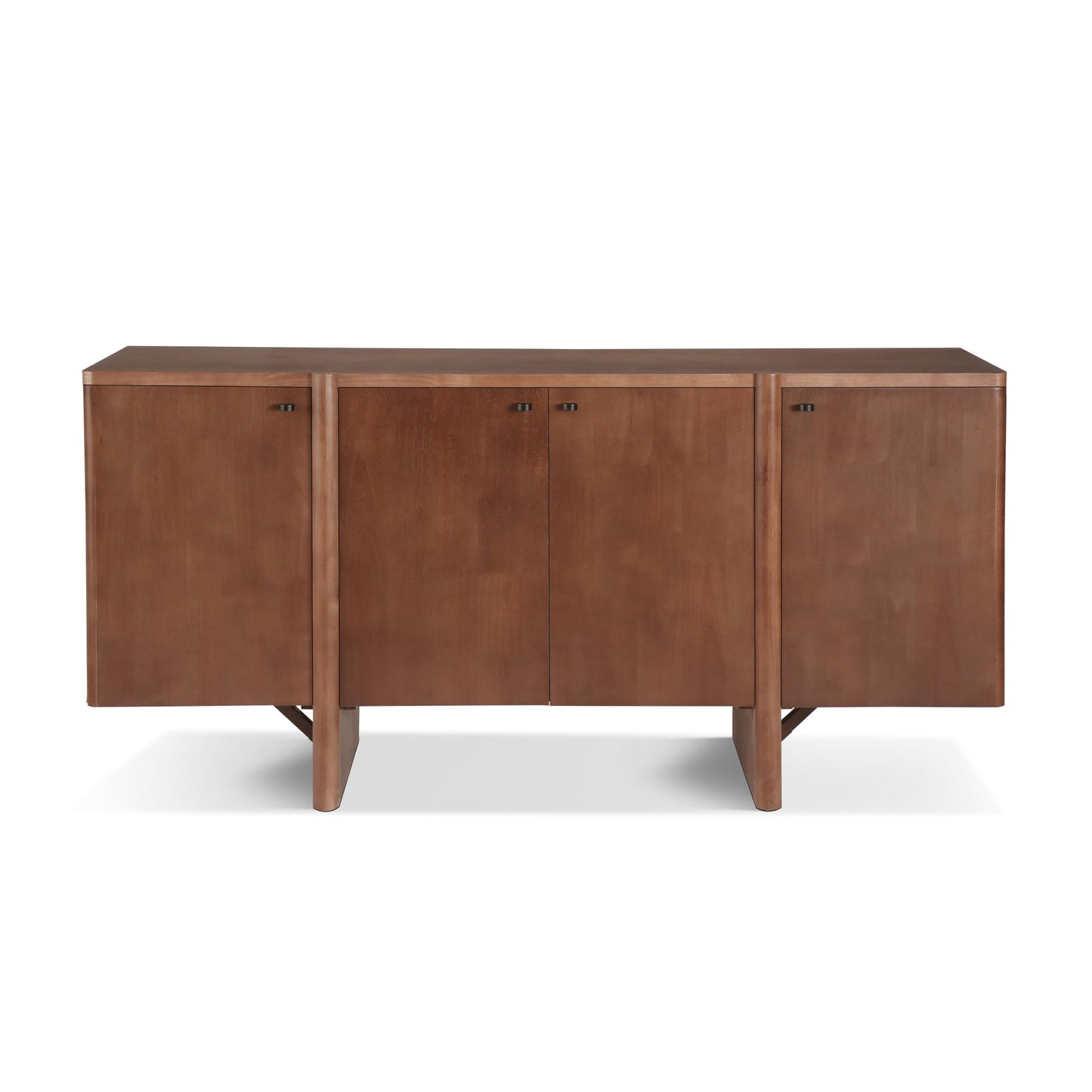 Christopher Knight Home Austen Retro Minimalist Wooden Storage Sideboard, Living Room Cupboard with Shelves, Dining Room/Kitchen Buffet Cabinet, Entryway Display Table, Home Office Credenza, Espresso