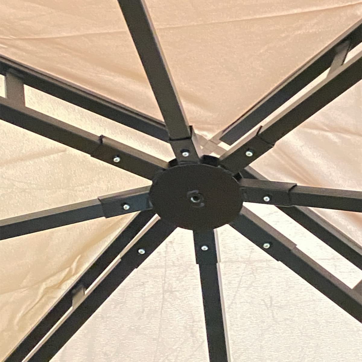 Garden Winds Replacement Canopy Top Cover Compatible with The Laurel Canyon HDGSTSW-1010 Gazebo - Riplock 350