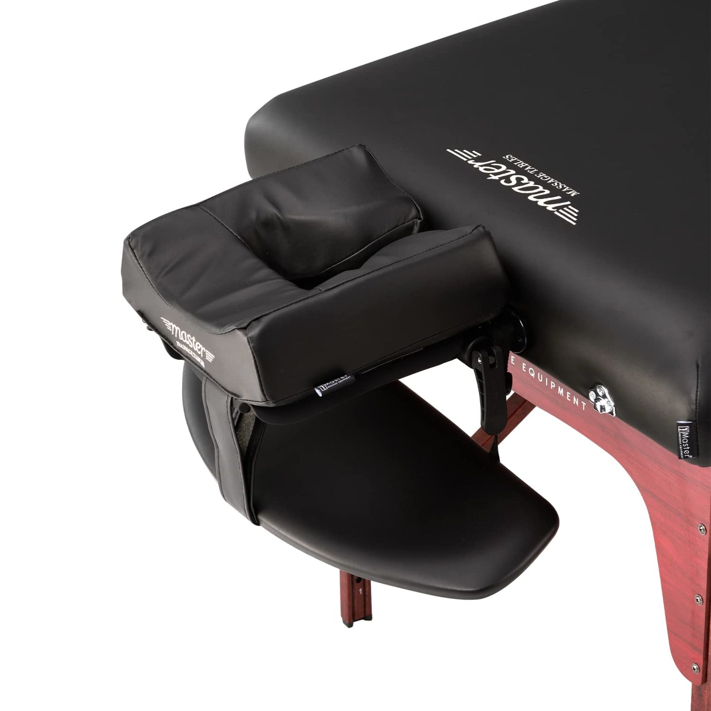Master Massage 31" Montclair Heated Portable Massage Table with Therma-Top System, Reiki End Panels & Shiatsu Cable Release – Professional Spa Lash Bed – Black