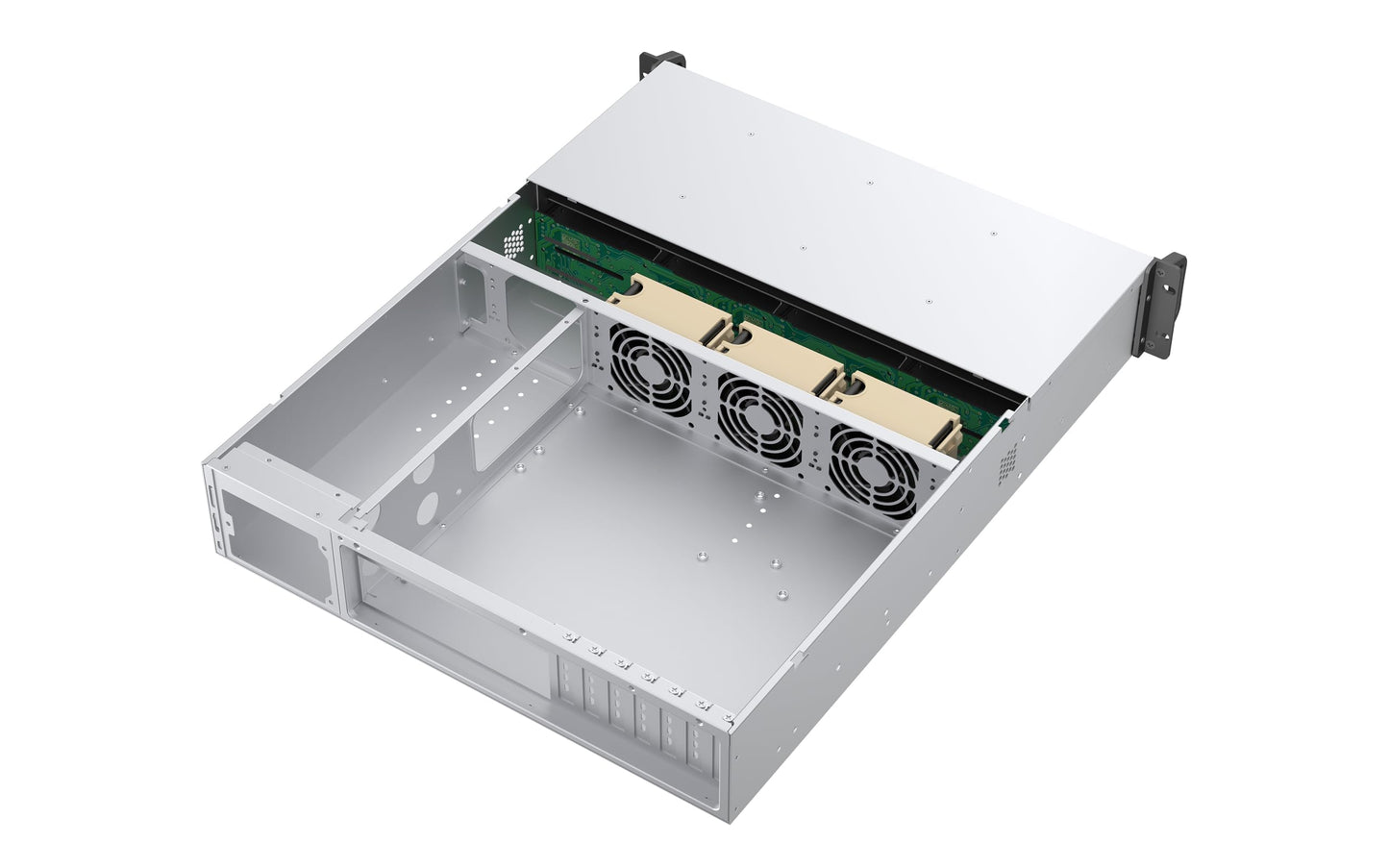 Rosewill 2U Rackmount Server Chassis | Supports up to 8 x 3.5 12Gbps Hot Swap SATA/SAS | E-ATX Compatible | 2U/CRPS PSU | 3 x 8038 PWM Fan | USB 3.2 Type-C | RSV-H208