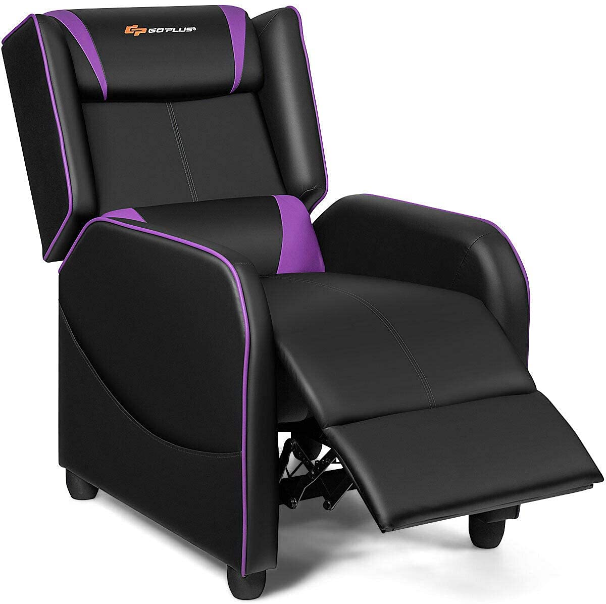 CHEFJOY Massage Gaming Recliner Chair, Purple