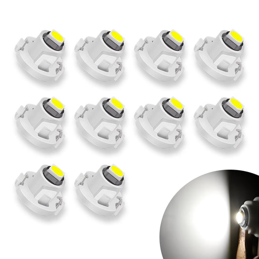 awlbed Car T4.2 Desk Lamp, 12V IP65 Waterproof LED Indicator Light, 10 PCS, White, Model AWLYBD3001WH-10PCS