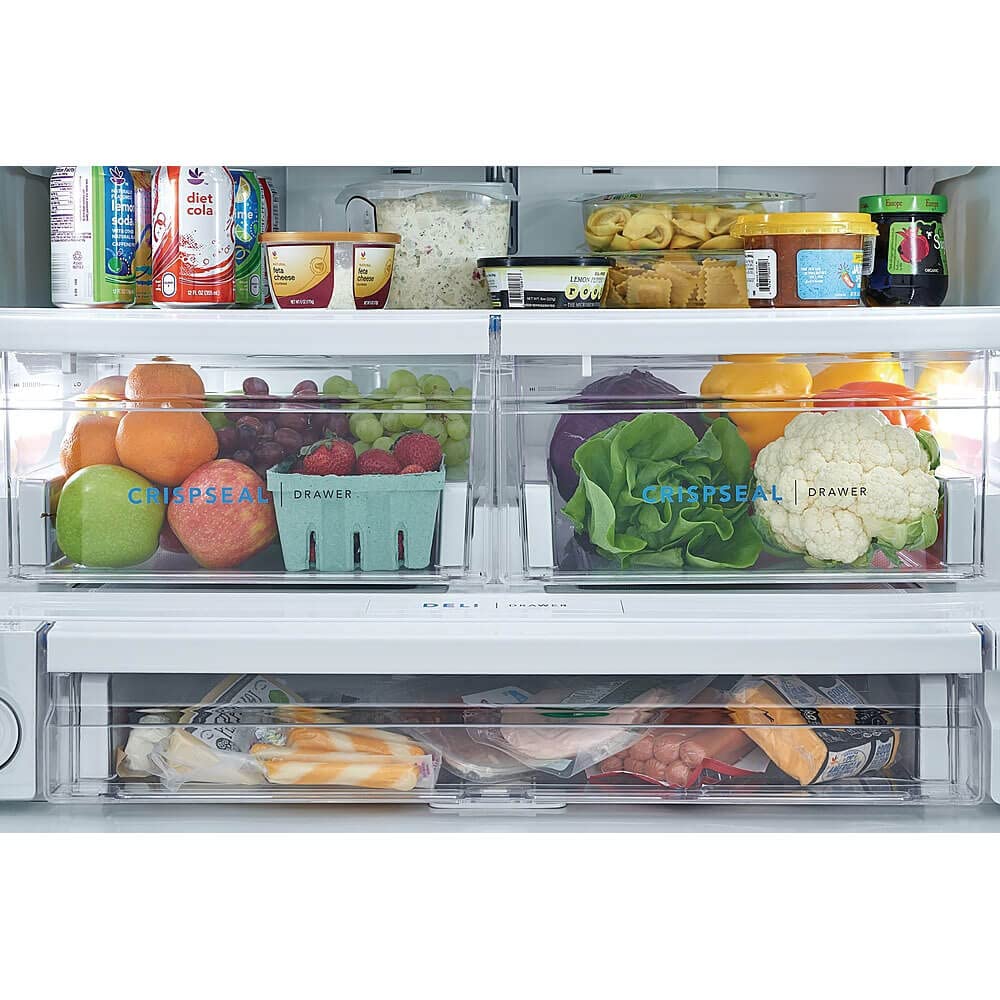 Frigidaire FRFC2323A 36 Inch Wide 22.6 Cu. Ft. French Door Refrigerator with External Ice and Water Dispenser - Stainless Steel