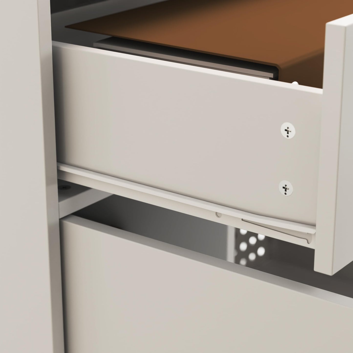 ROMSHINE Reception Desk with Counter, Lockable Drawers and Pegboard, 47.2 inch Wide Front Desk Modern Reception Room Table, Checkout Counter Salon Reception Table, White