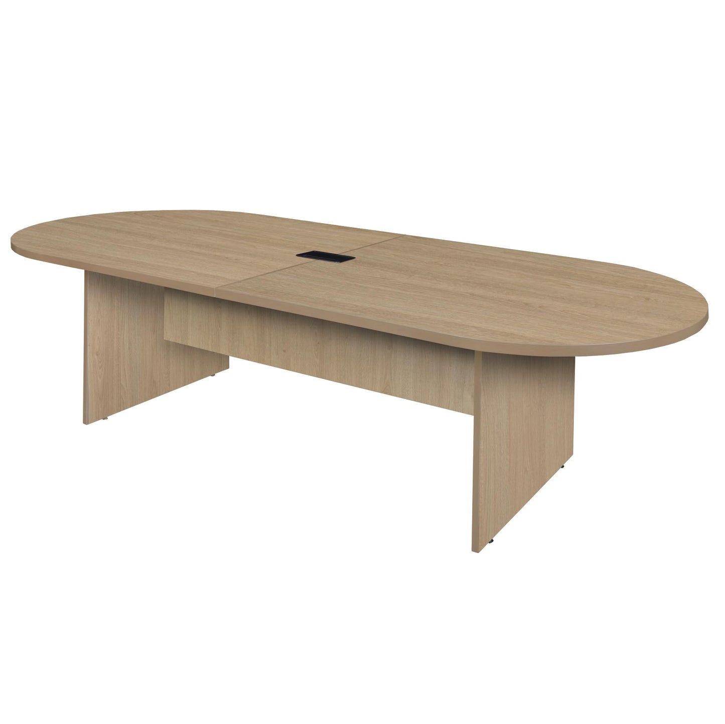 Romig Legacy 10 ft. Racetrack Conference Table with Charging Port- Noble Oak