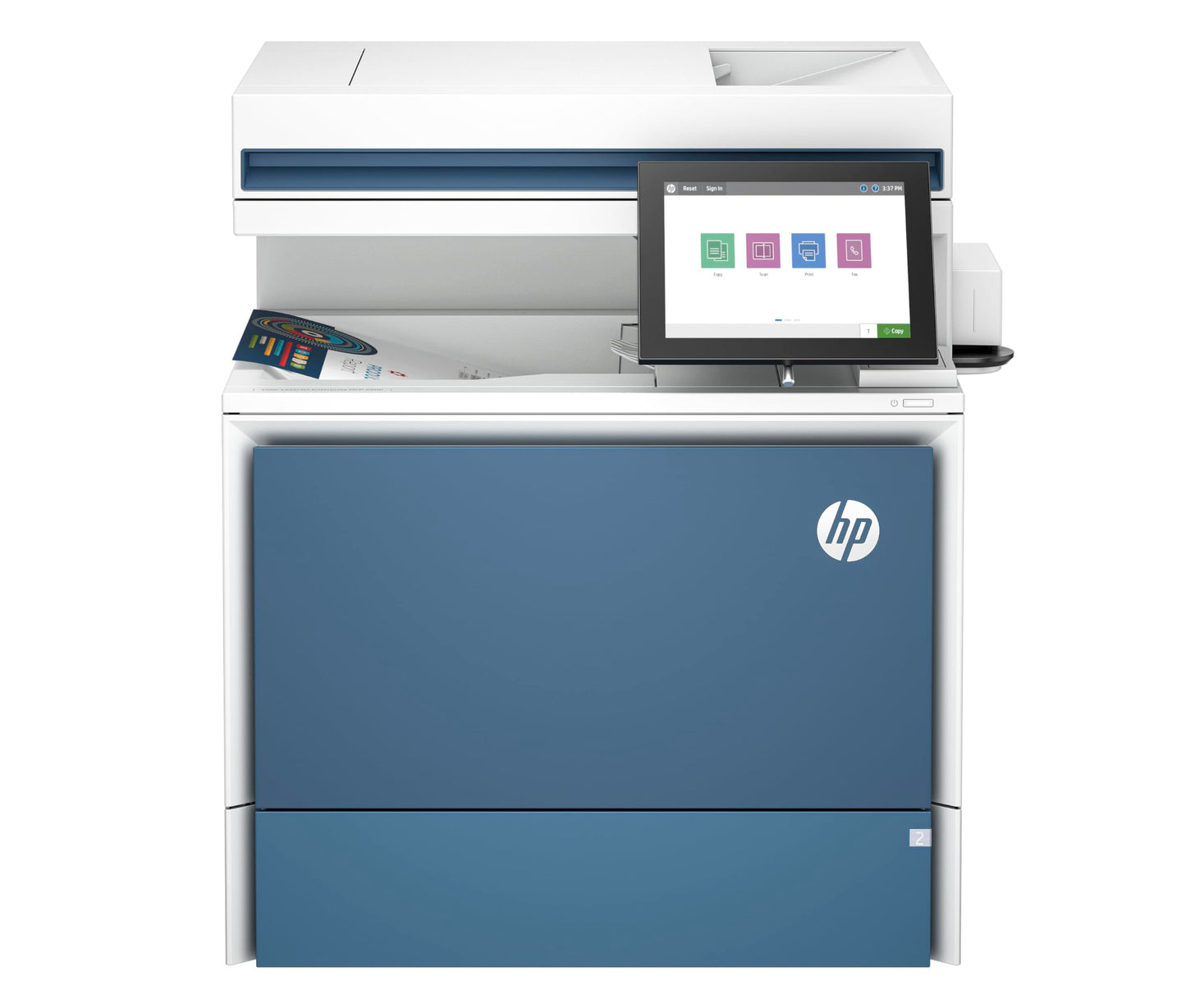 HP Color LaserJet Enterprise MFP 5800dn Printer, Print, Scan, Copy, Best for Business (6QN29A)