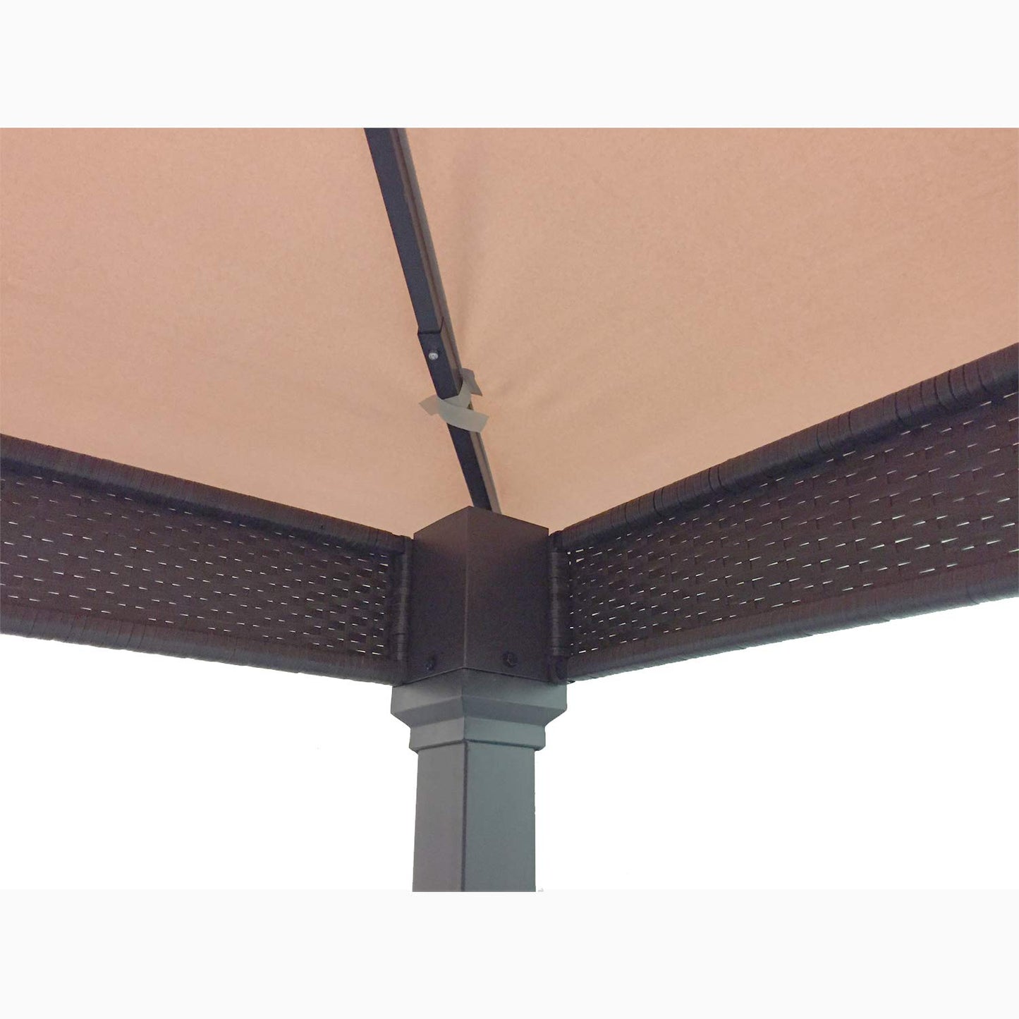Garden Winds Replacement Canopy Top Cover for The Triple 10x10 Wicker Gazebo - 350
