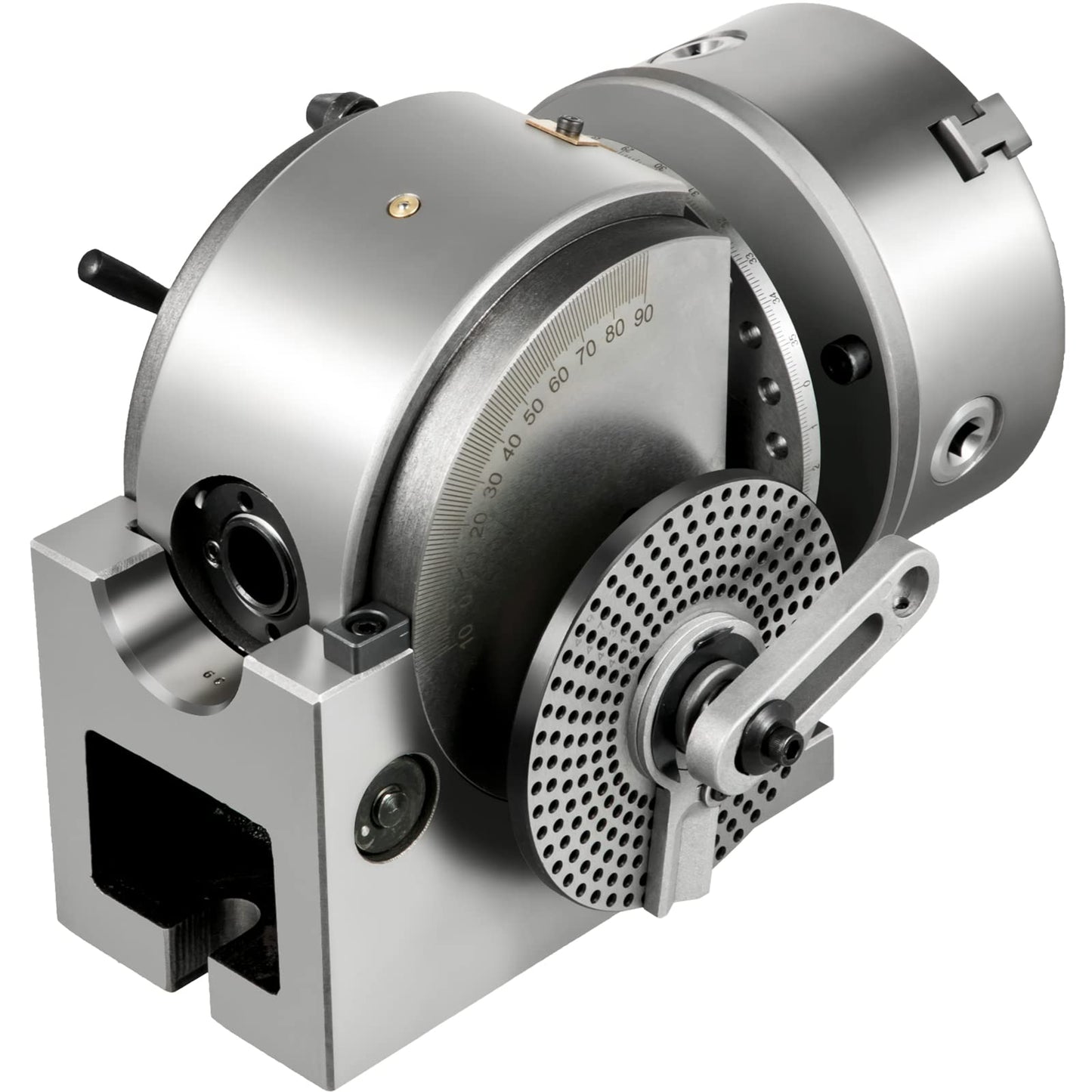 Vevor Dividing Head BS-1 Dividing Head Set 6" 3-jaw Chuck Semi Universal Milling Set with 6" Chuck+Tailstock+Dividing Plates for Milling Grinding Drilling Machine - Amazon.com