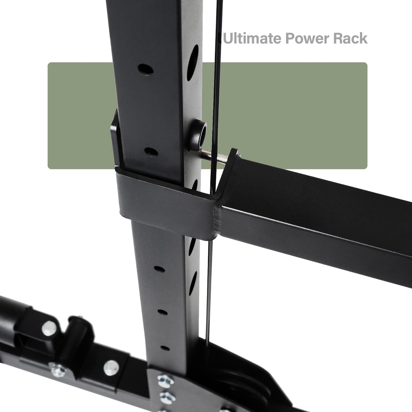 MAJOR FITNESS Drone1 Power Cage - Multi-Function Power Rack for Home Gym (Black)