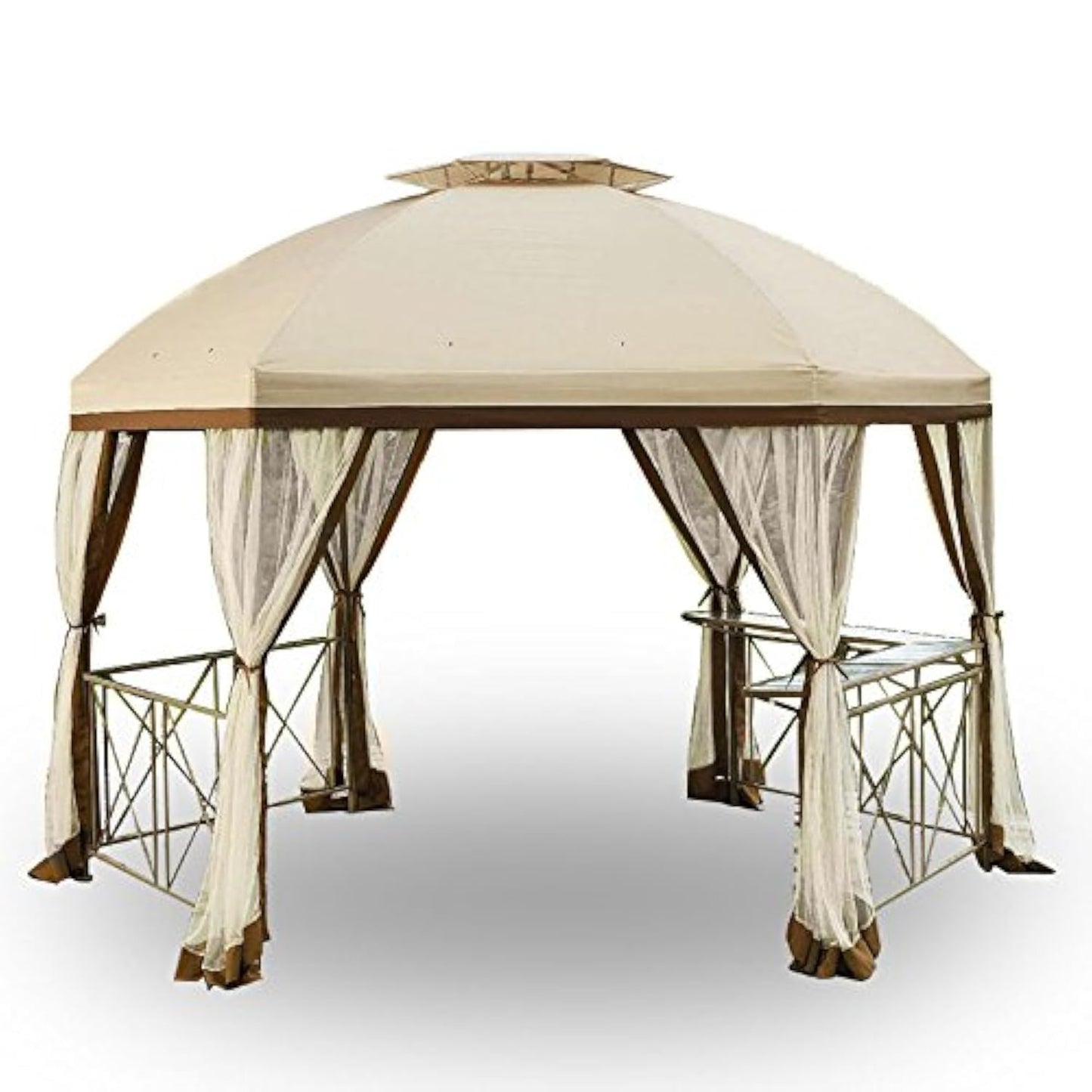 Garden Winds Replacement Canopy Top Cover for The Long Beach Gazebo - 350