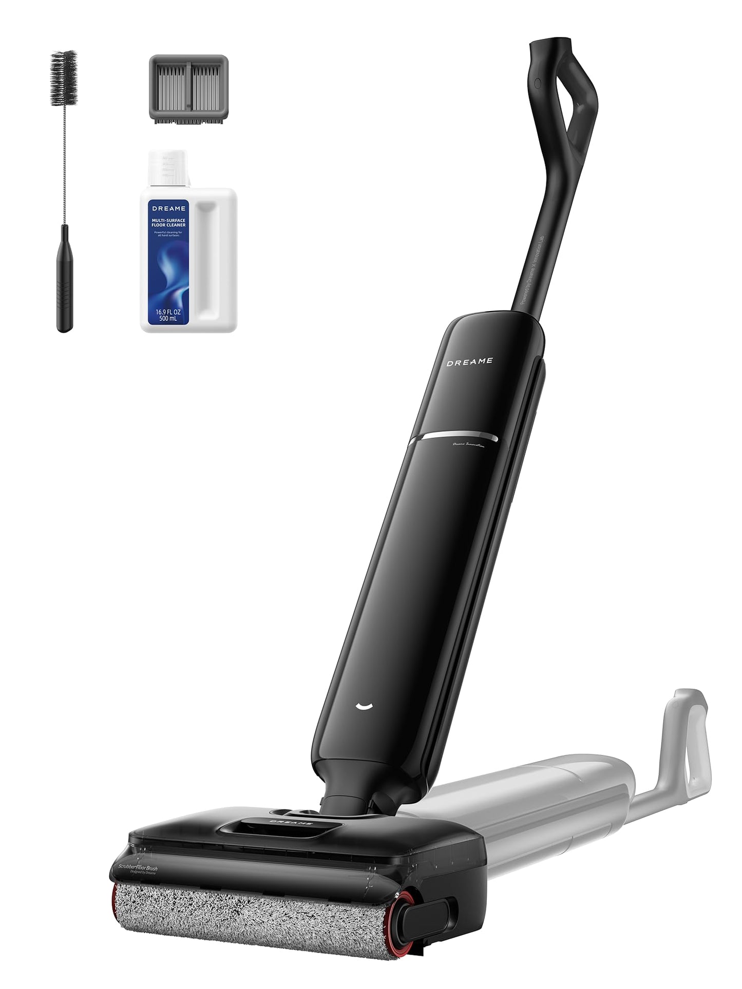 DREAME Aero Wet Dry Vacuum Cleaner, All-in-ONE Vacuum Mop for Wet & Dry Messes, 0 Hair Residue Great for Pet Owners, One-Press Self-Clean, 180° Lie Flat, 35mins Runtime for Hard Floor Cleaning