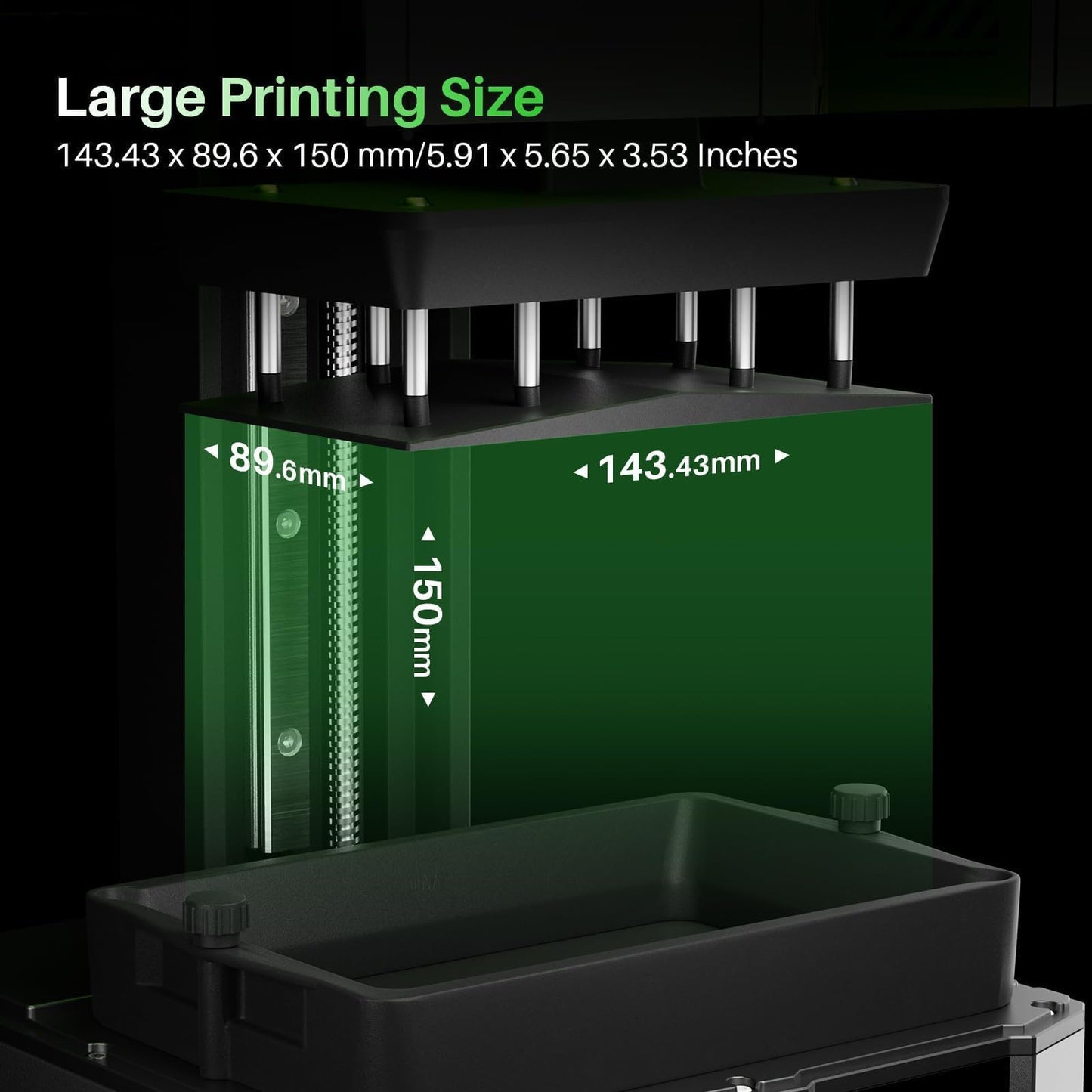 ELEGOO Mars 5 MSLA Resin 3D Printer, Resin Printer for Beginner with Auto-Leveling, Smart Mechanical Sensor, Overheat Protection, 6.6-inch 4K LCD Screen, Printing Size of 5.91 × 5.65 × 3.53 Inches